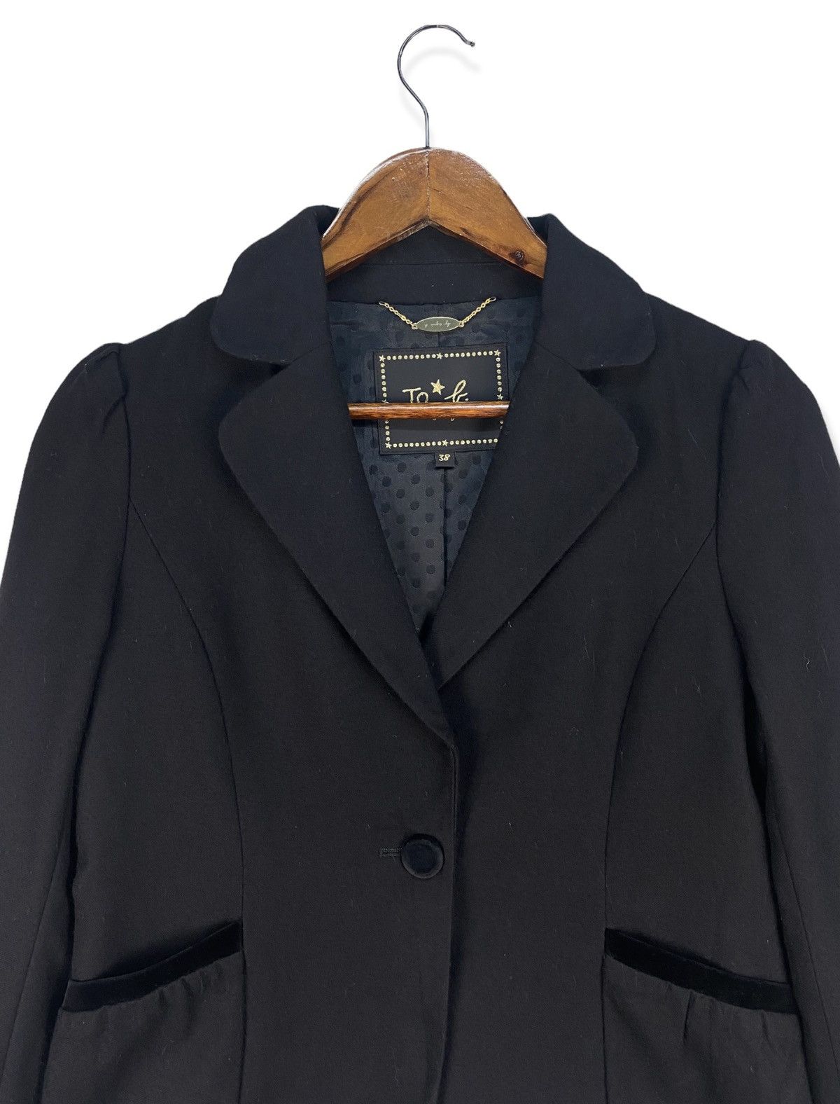 agnes b. Agnes B Cropped Jacket Size XS / US 0-2 / IT 36-38 - 2 Thumbnail