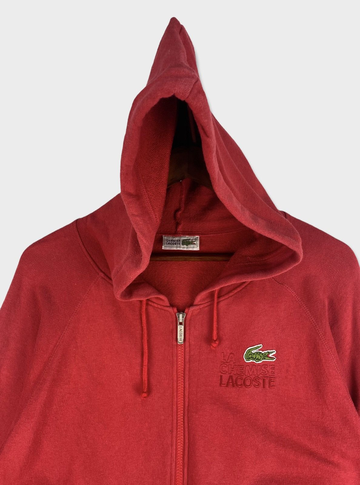 Lacoste Vintage Lacoste Zipper Hoodies Size US M / EU 48-50 / 2 - 2 Thumbnail