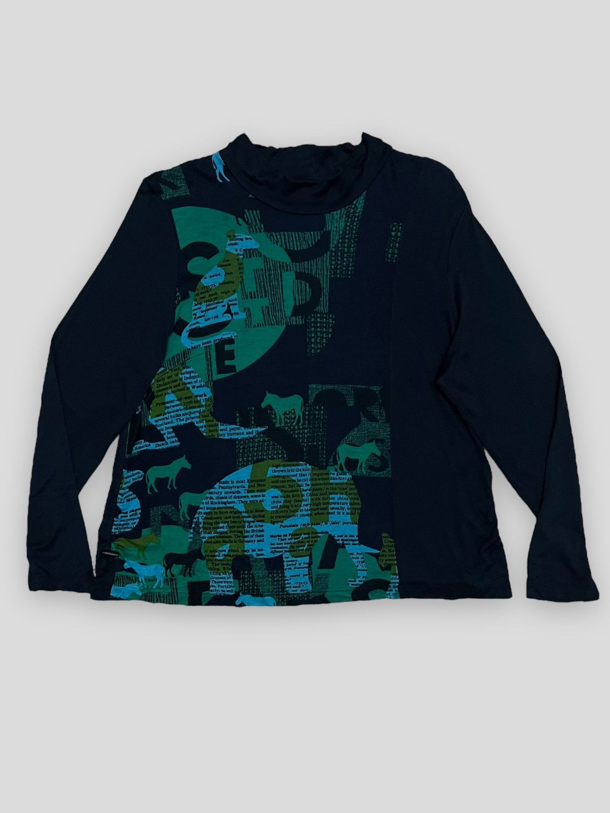 image of Beauty Beast x Vintage Send Offer Japan Designer Trois Onze Cinq Art History Mesh in Black (Size Me