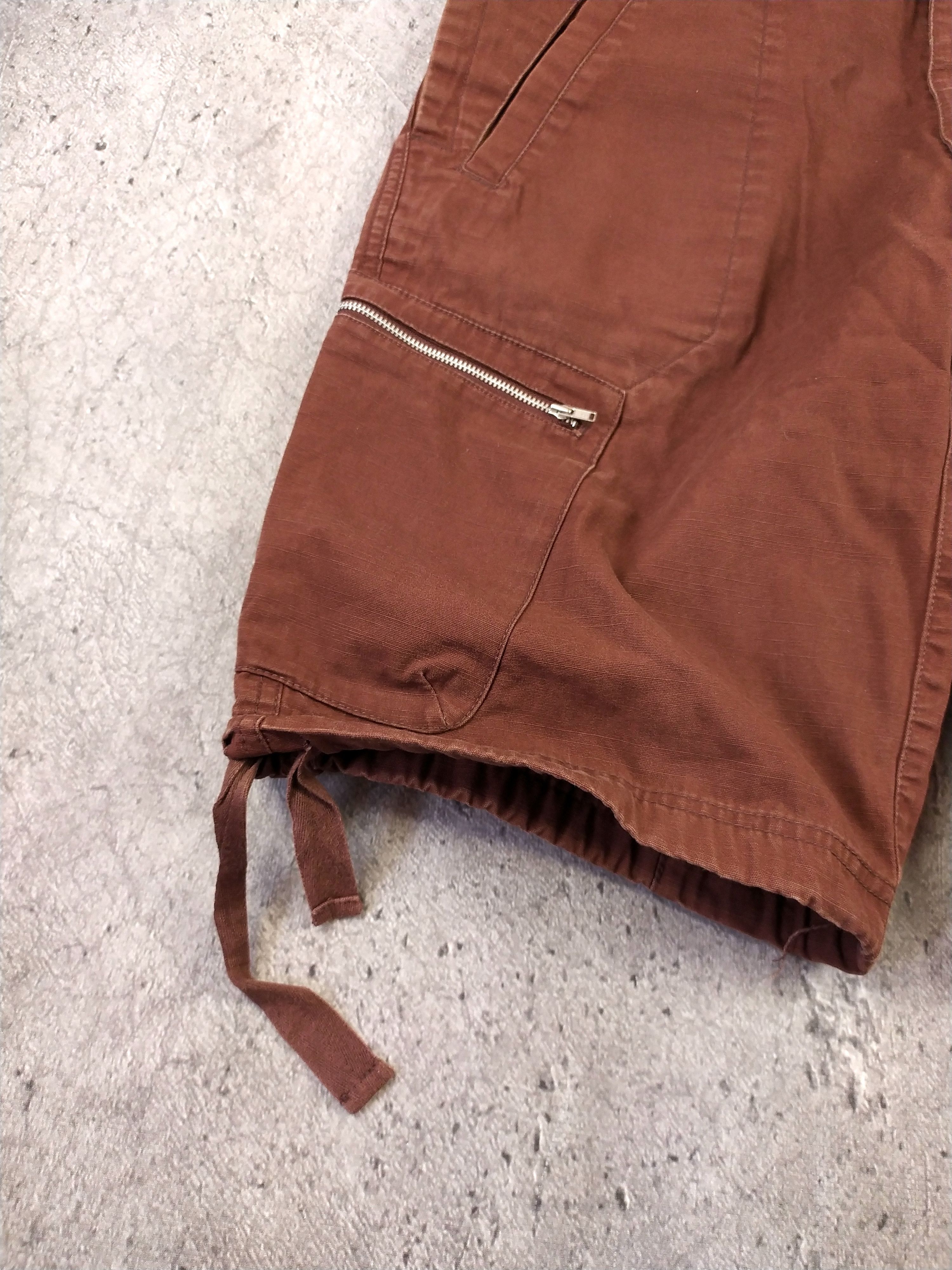 Nike × Vintage NIKE Y2K PARACHUTE CARGO SHORTS Size US 34 / EU 50 - 4 Thumbnail