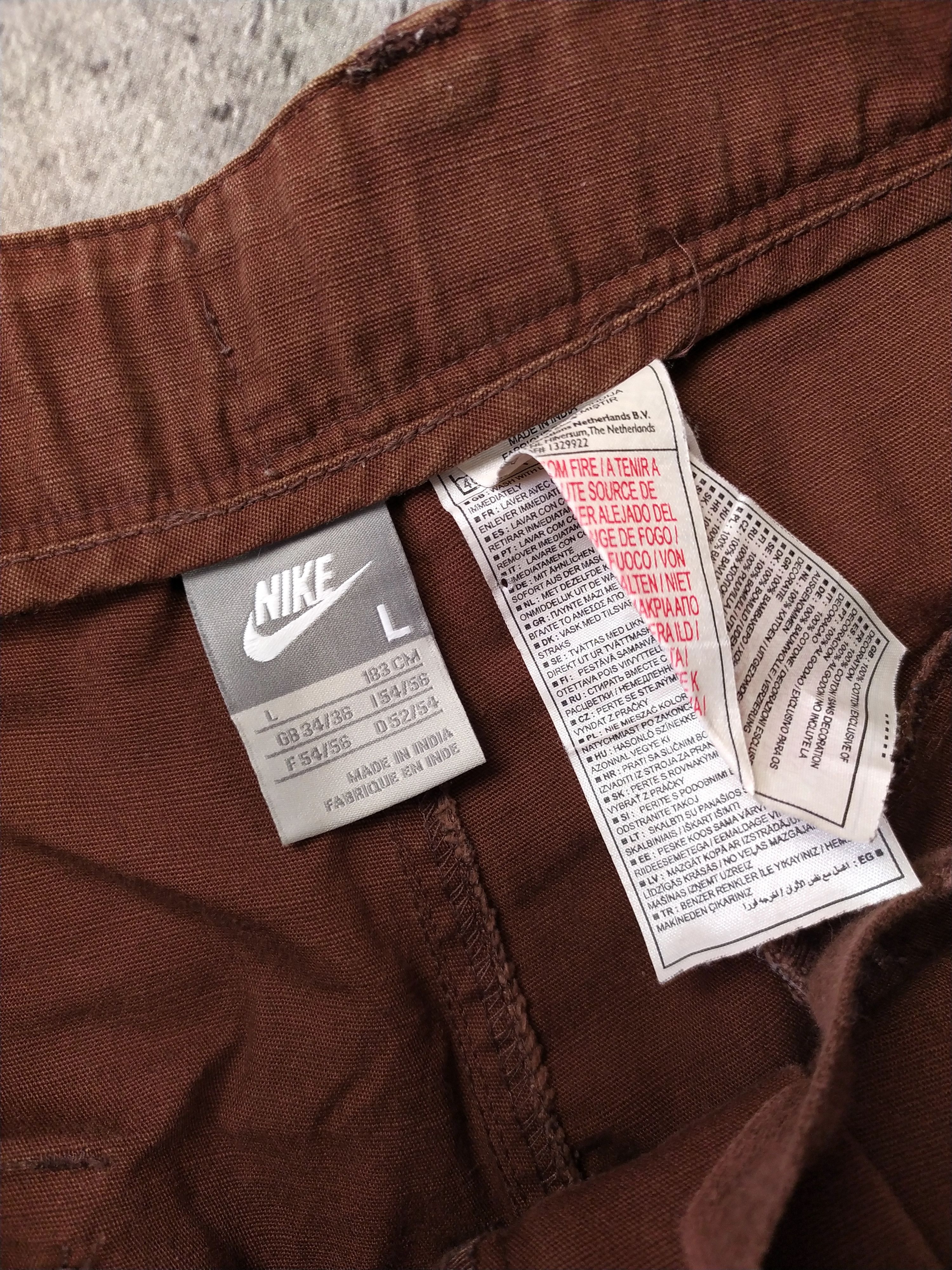 Nike × Vintage NIKE Y2K PARACHUTE CARGO SHORTS Size US 34 / EU 50 - 8 Thumbnail