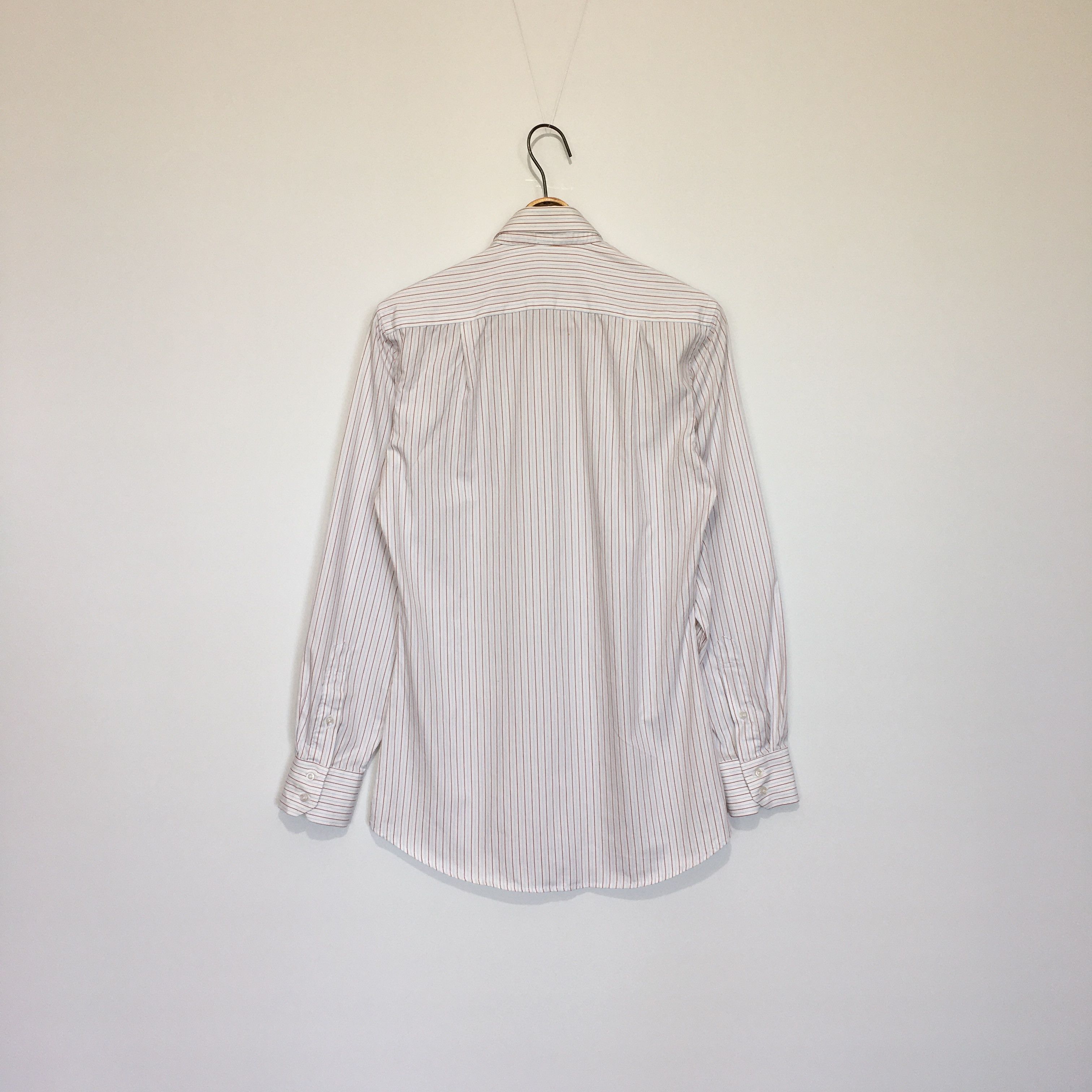 Brioni × Vintage Vintage Brioni Bangkok Striped Shirt Size S Size 36R - 2 Thumbnail