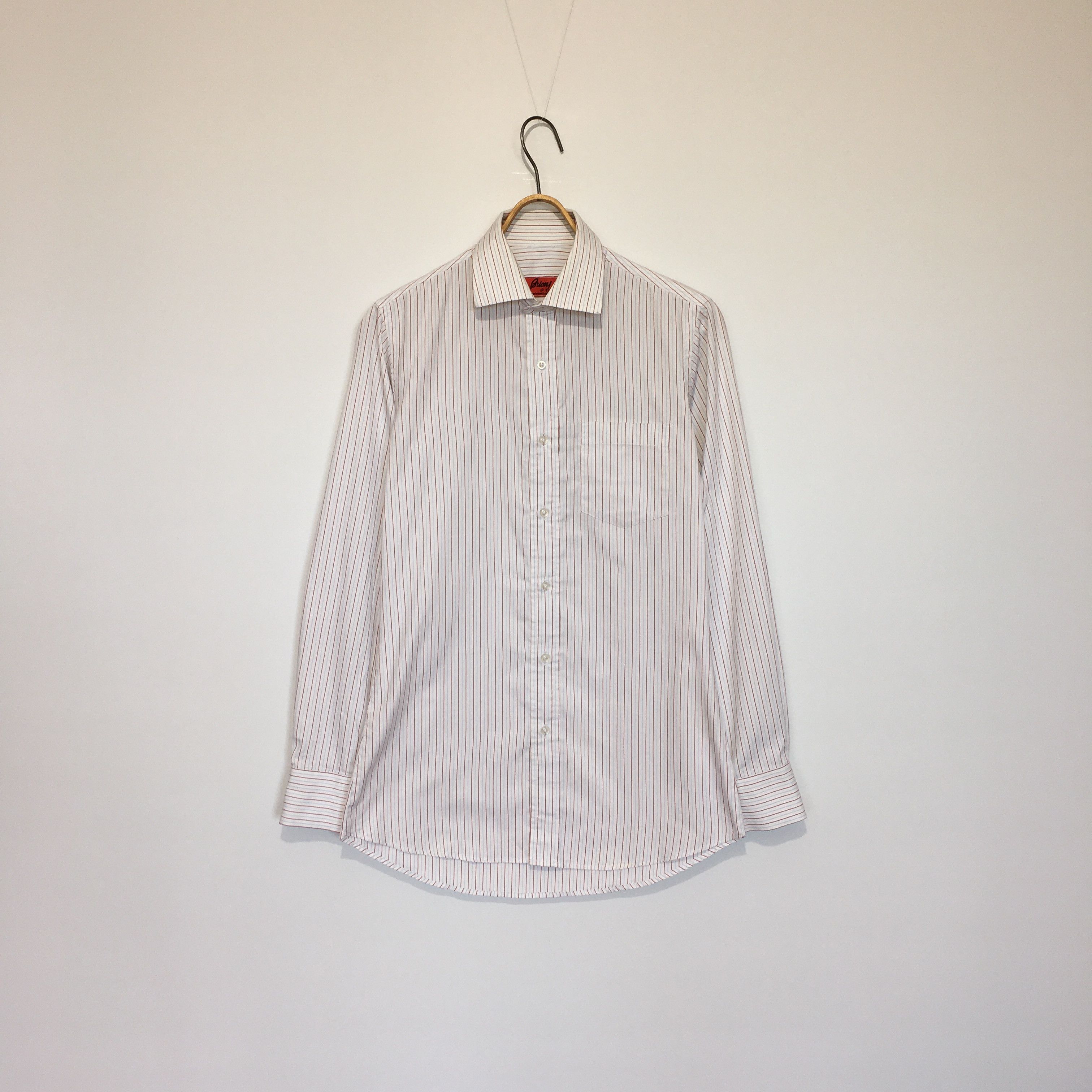 Brioni × Vintage Vintage Brioni Bangkok Striped Shirt Size S Size 36R - 1 Thumbnail
