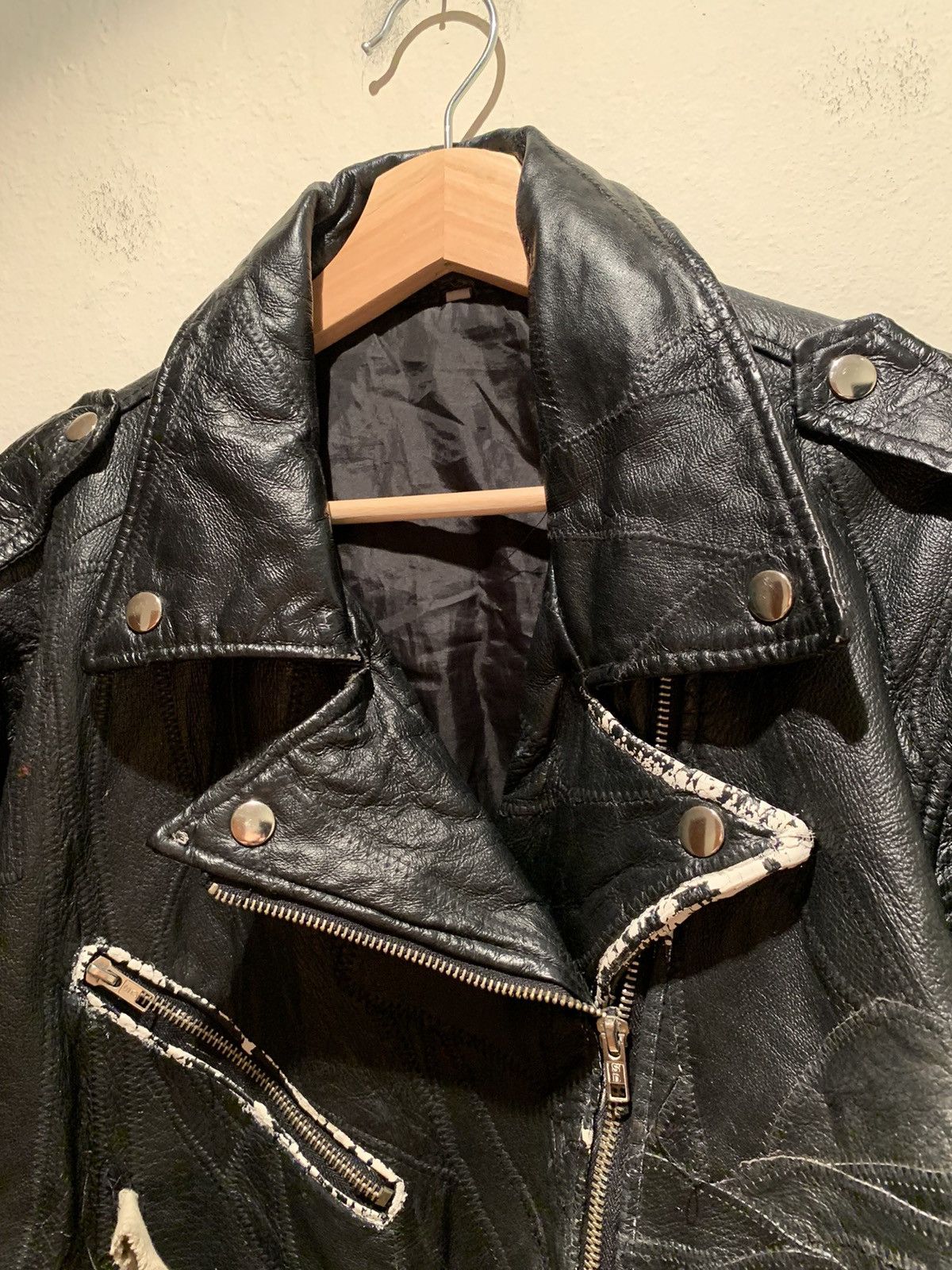 Leather *RARE* Vintage God Bless America Leather Distressed Jacket M Size US M / EU 48-50 / 2 - 5 Thumbnail