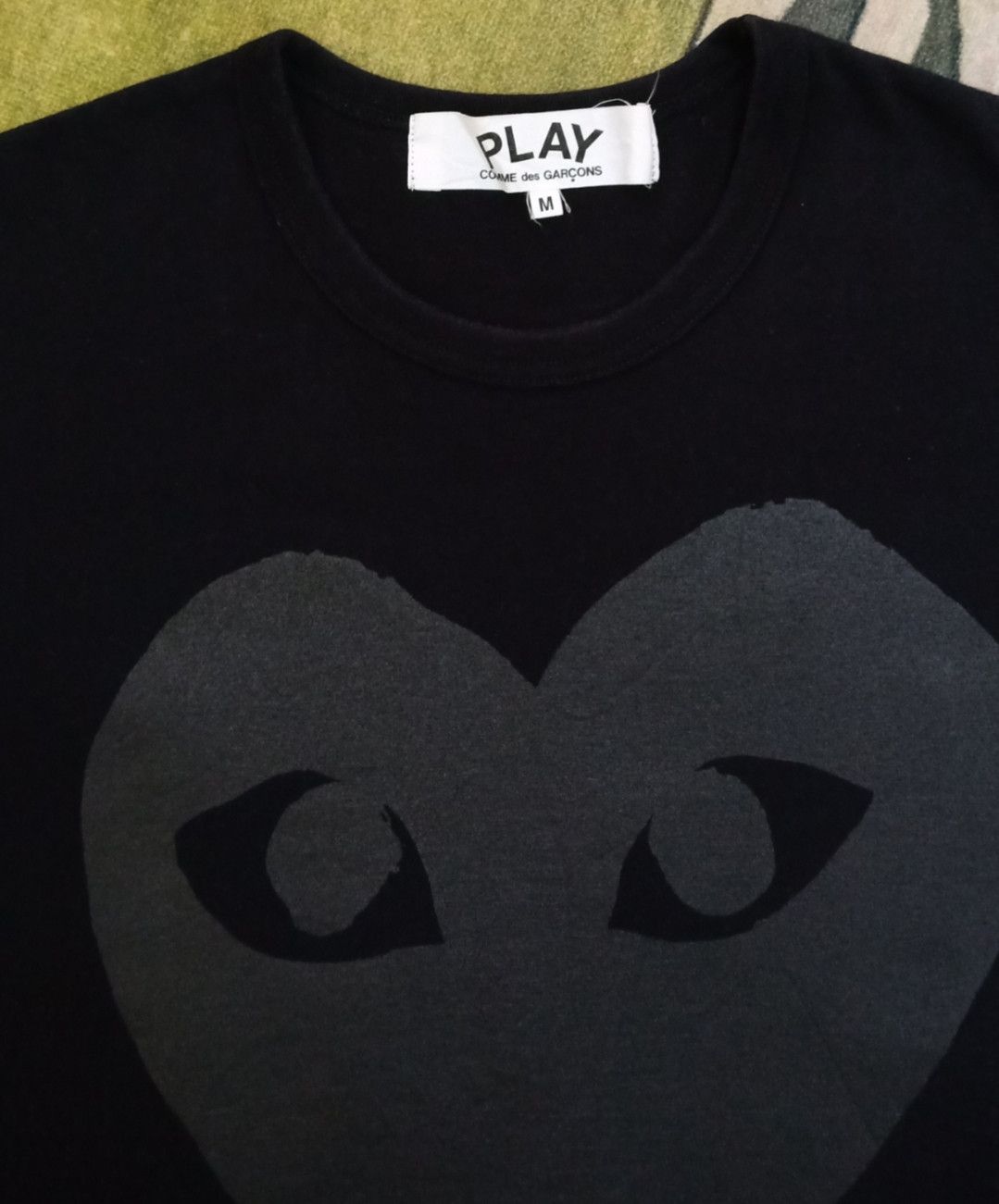 Comme des Garcons × Comme des Garcons PLAY × Comme des Garcons SHIRT Vintage PLAY COMME des GARCONS Big Logo Mirror Print T-shirt Size US M / EU 48-50 / 2 - 5 Thumbnail