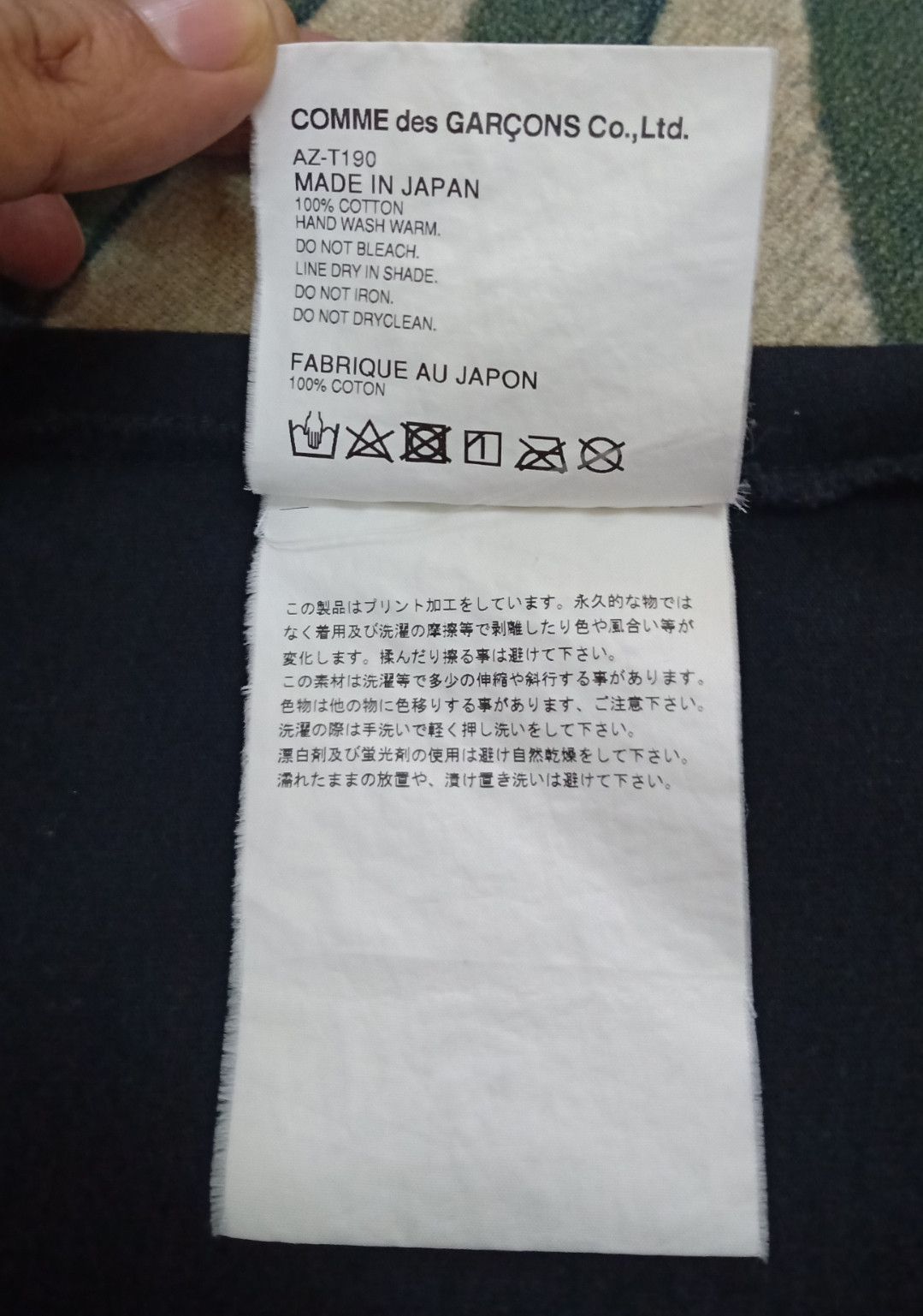 Comme des Garcons × Comme des Garcons PLAY × Comme des Garcons SHIRT Vintage PLAY COMME des GARCONS Big Logo Mirror Print T-shirt Size US M / EU 48-50 / 2 - 15 Thumbnail