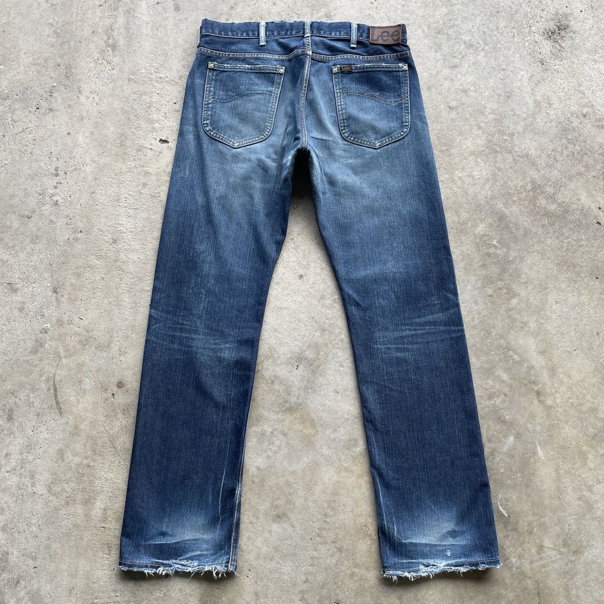 Japanese Brand Vintage Lee Faded Denim Jeans Pants W33x32 Size US 33 - 14 Thumbnail
