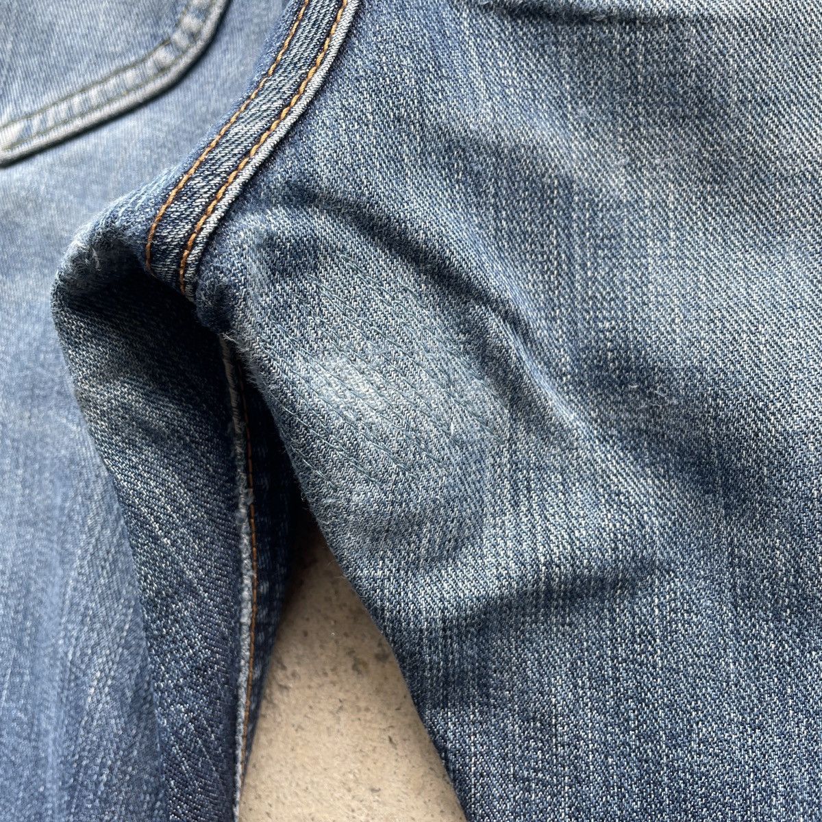 Japanese Brand Vintage Lee Faded Denim Jeans Pants W33x32 Size US 33 - 11 Thumbnail