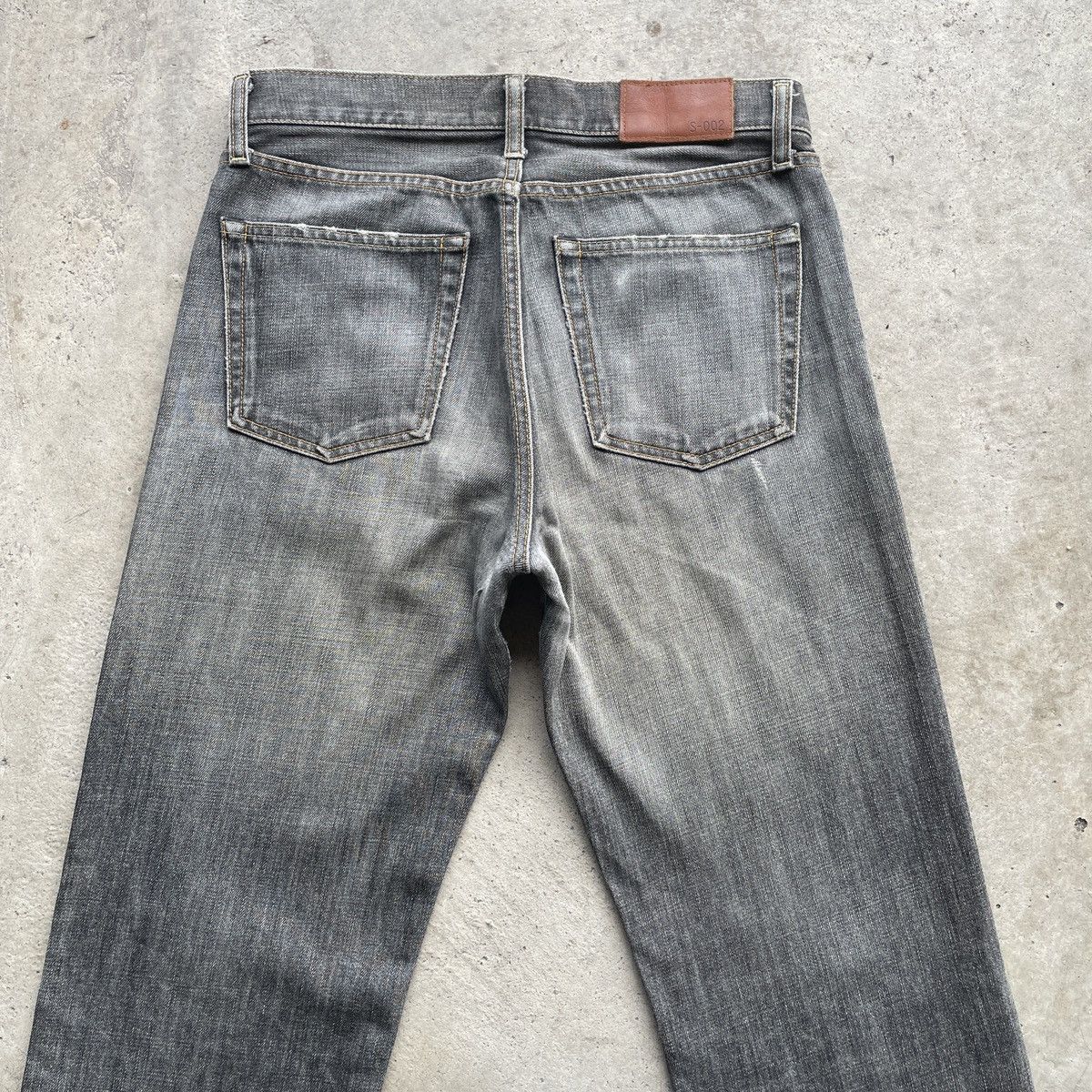 Japanese Brand W31🔥 Vintage Japanese Brand Black Faded Denim Jeans Pants Size US 31 - 8 Thumbnail