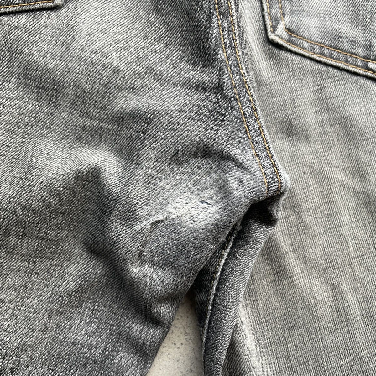 Japanese Brand W31🔥 Vintage Japanese Brand Black Faded Denim Jeans Pants Size US 31 - 7 Thumbnail