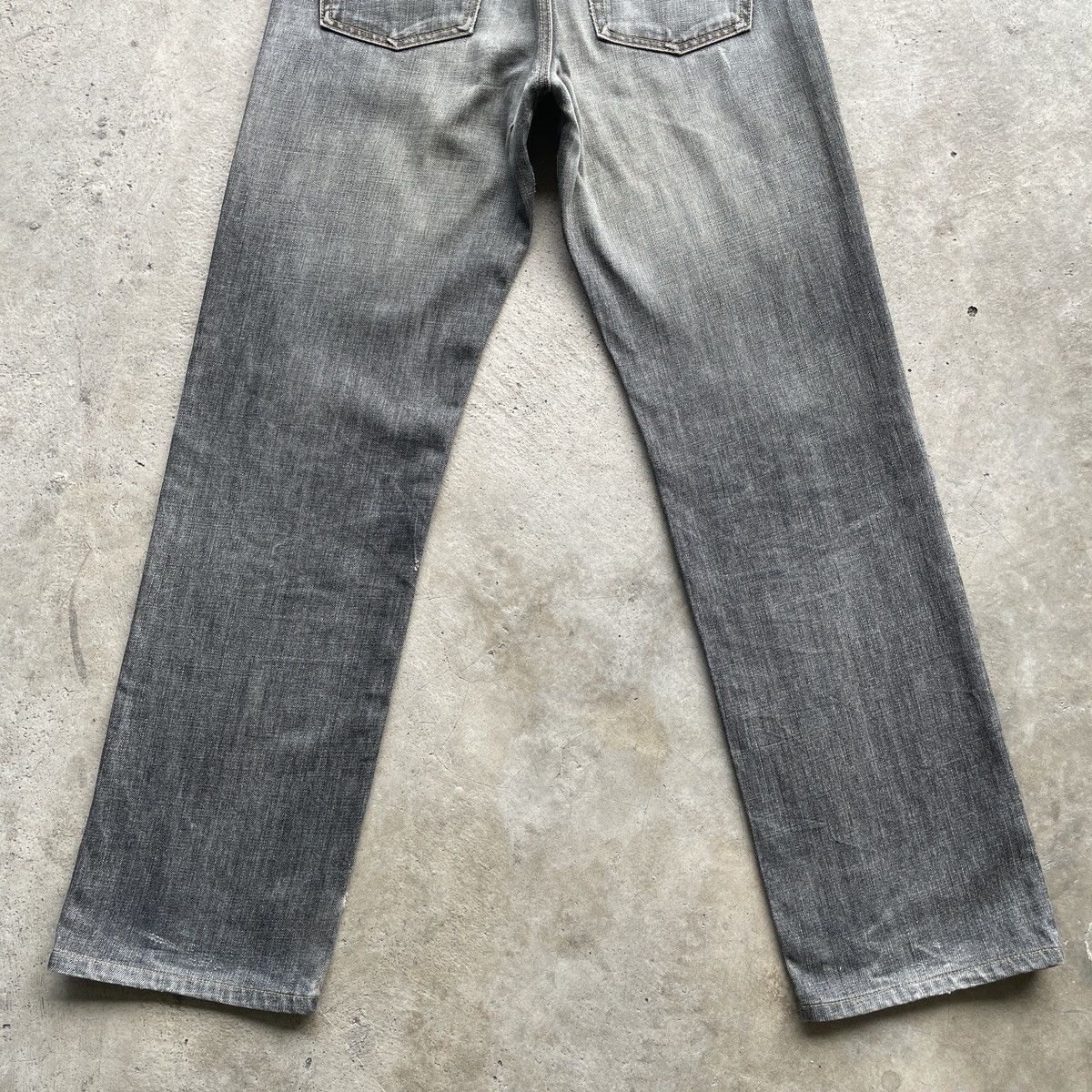 Japanese Brand W31🔥 Vintage Japanese Brand Black Faded Denim Jeans Pants Size US 31 - 9 Thumbnail