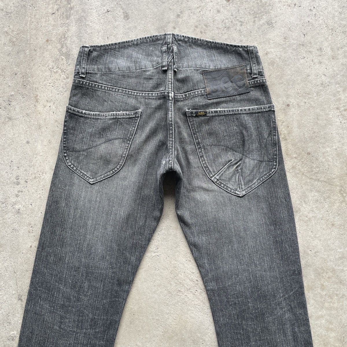 Japanese Brand Rusty🔥 Vintage Lee Faded Black Denim Jeans Pants W30x29.5 Size US 30 / EU 46 - 10 Thumbnail