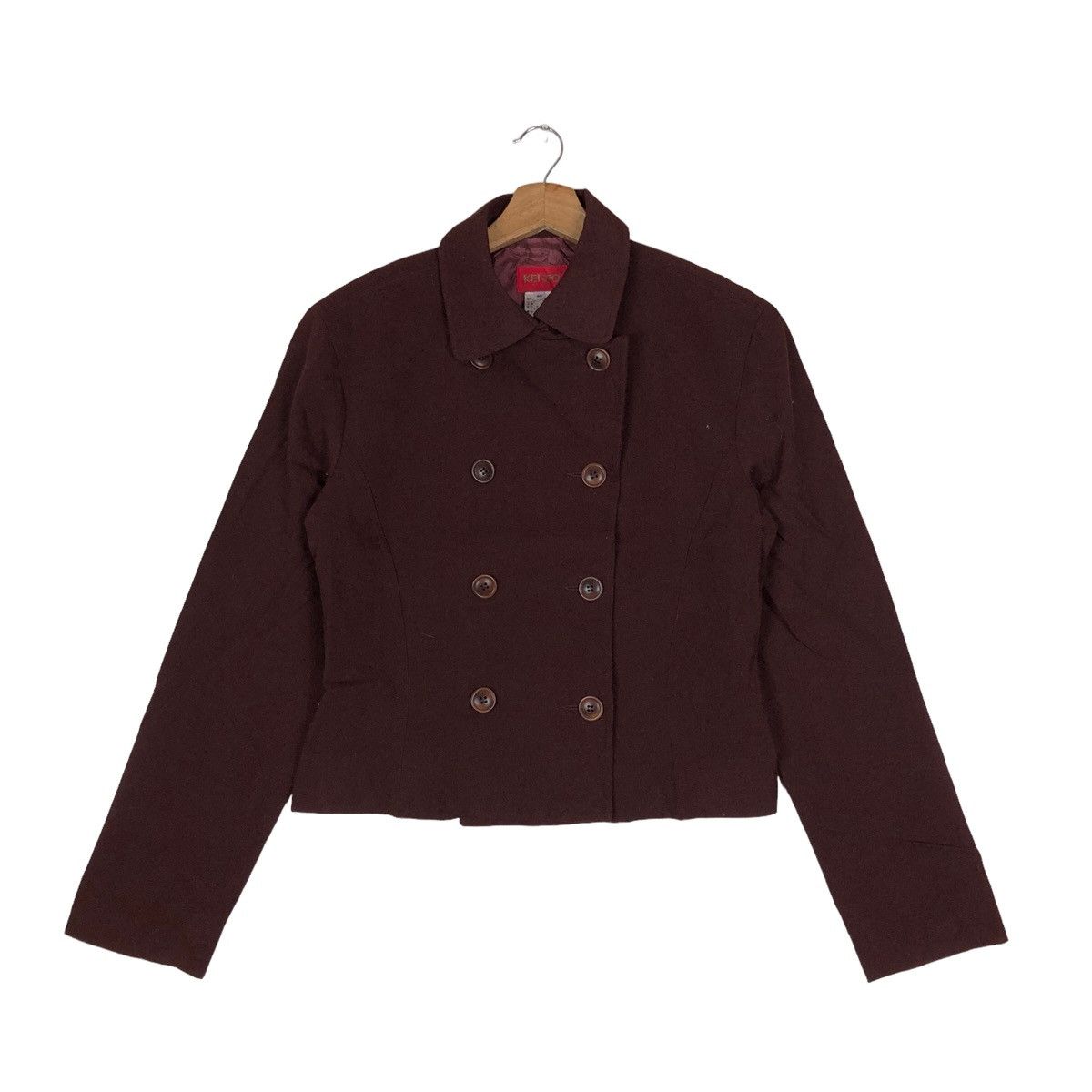 Kenzo KENZO PARIS BLAZER CROP TOP Size S / US 4 / IT 40 - 1 Thumbnail