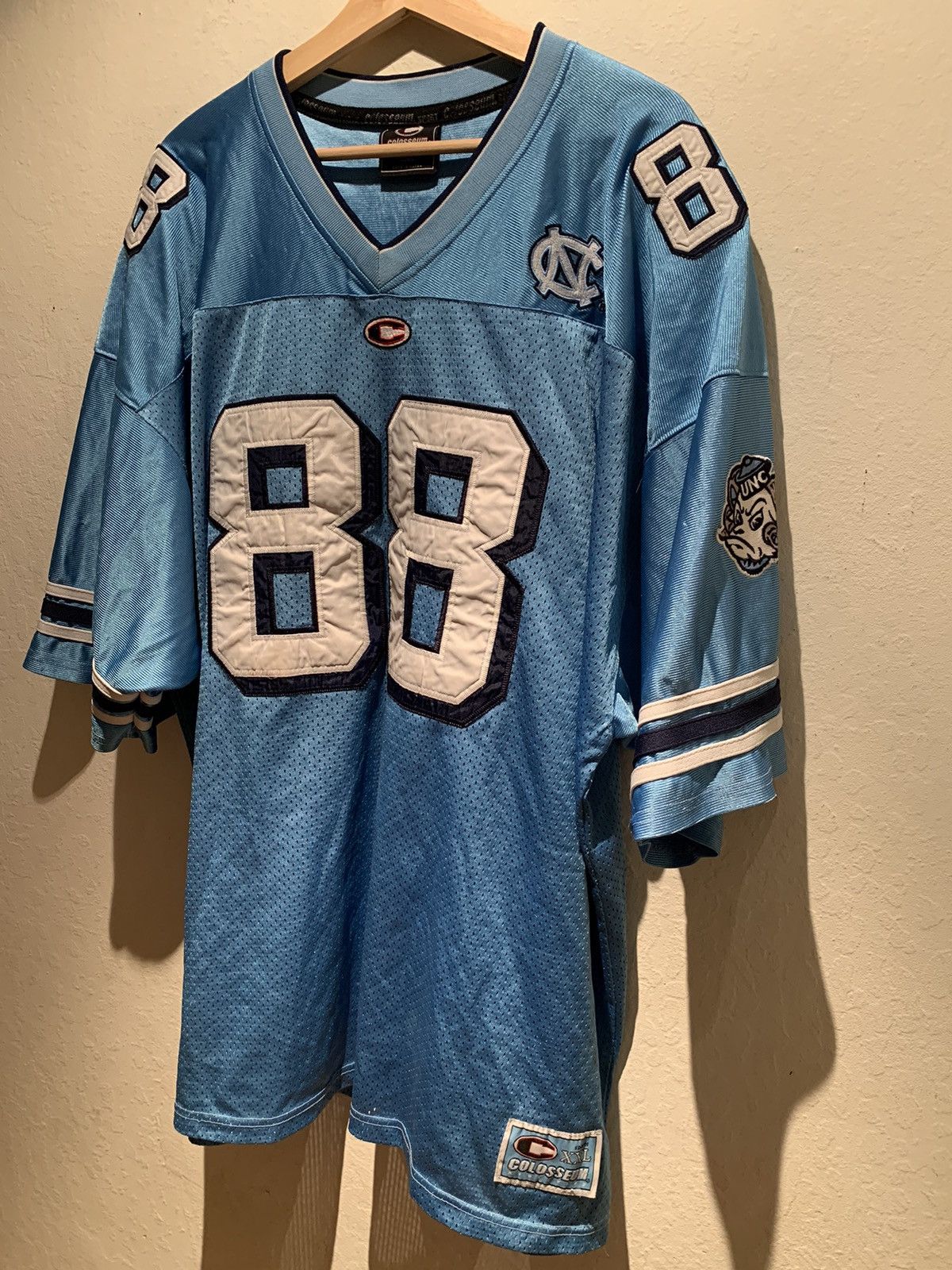 Colosseum Athletics *RARE* Vintage UNC North Carolina Tarheels Football Jersey Size US XXL / EU 58 / 5 - 1 Thumbnail