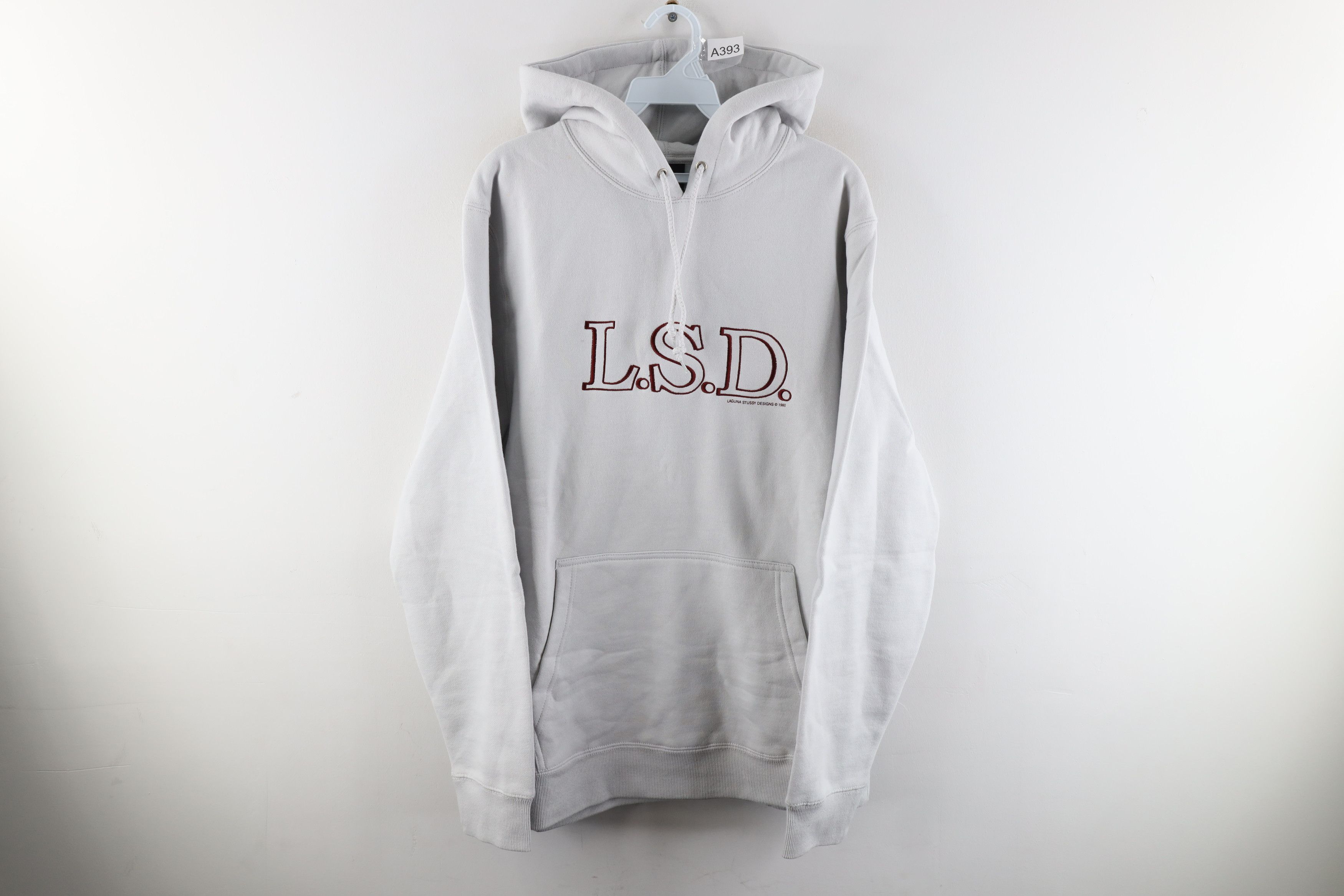 Stussy NOS Vtg Stussy LSD Laguna Stussy Designs Hoodie Fog Gray Size US L / EU 52-54 / 3 - 1 Thumbnail