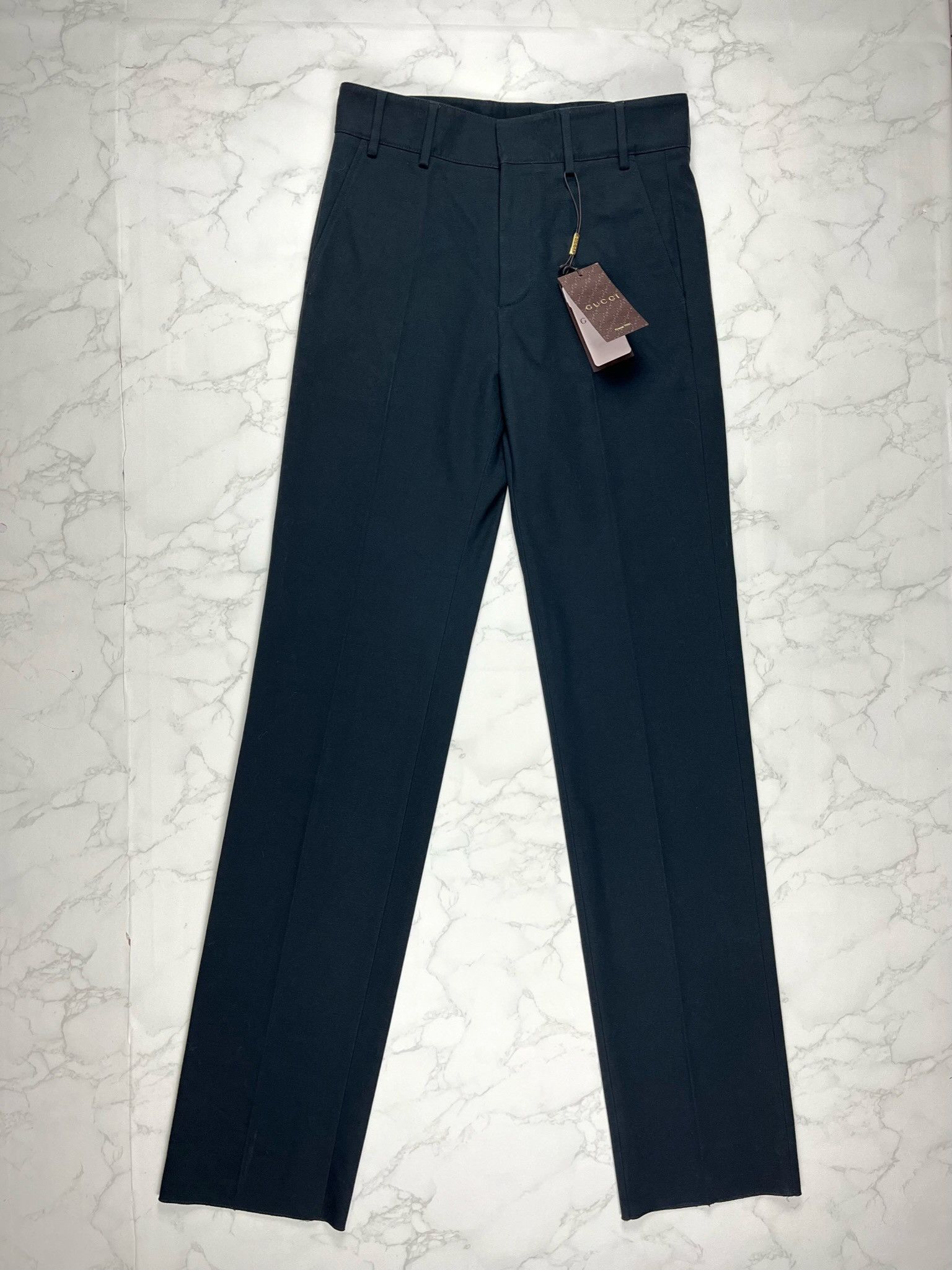 Gucci 🔥70% OFF🔥 Gucci Cotton Canvas Loose Black Pants Size US 28 / EU 44 - 1 Thumbnail