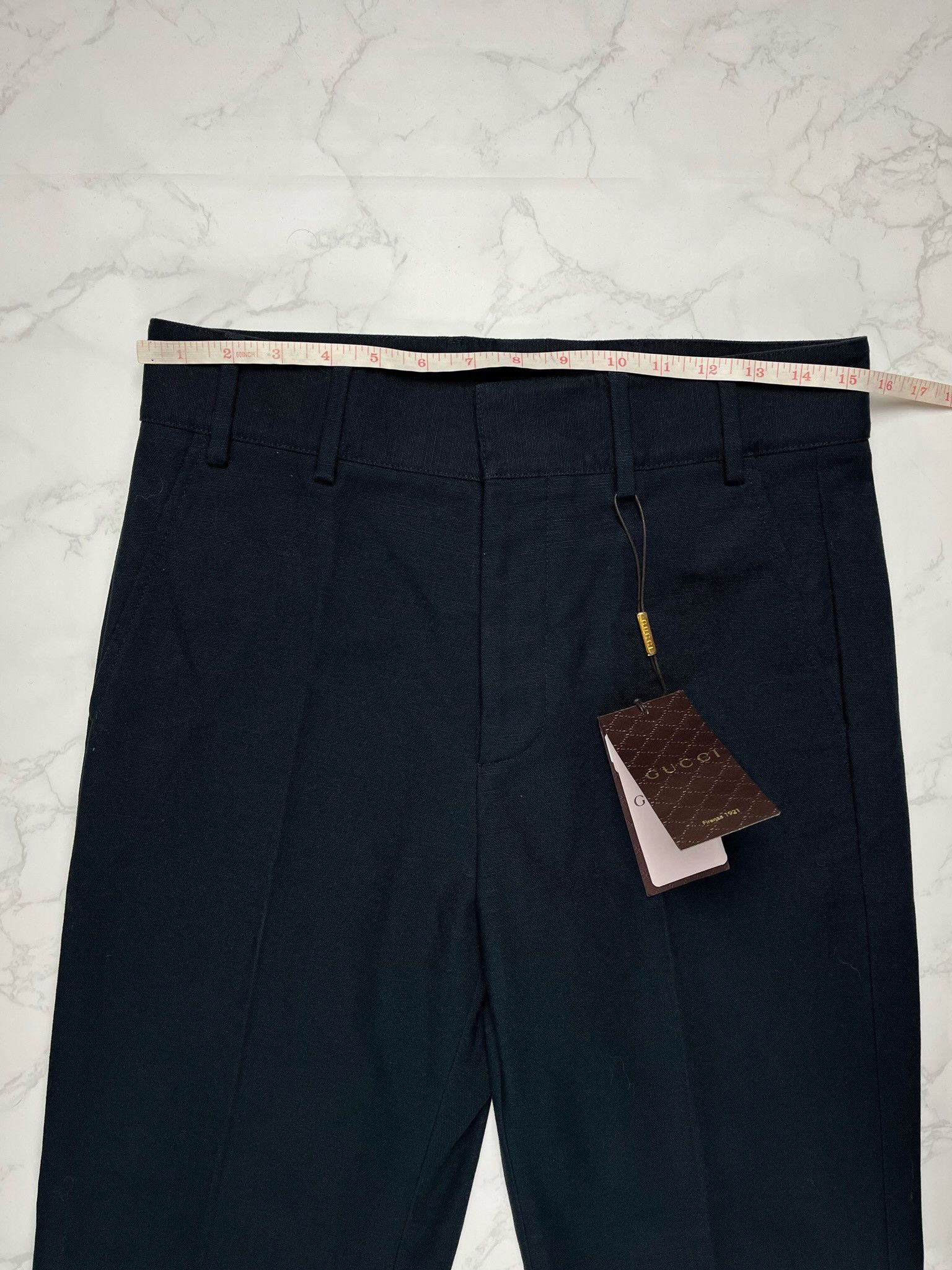 Gucci 🔥70% OFF🔥 Gucci Cotton Canvas Loose Black Pants Size US 28 / EU 44 - 2 Thumbnail