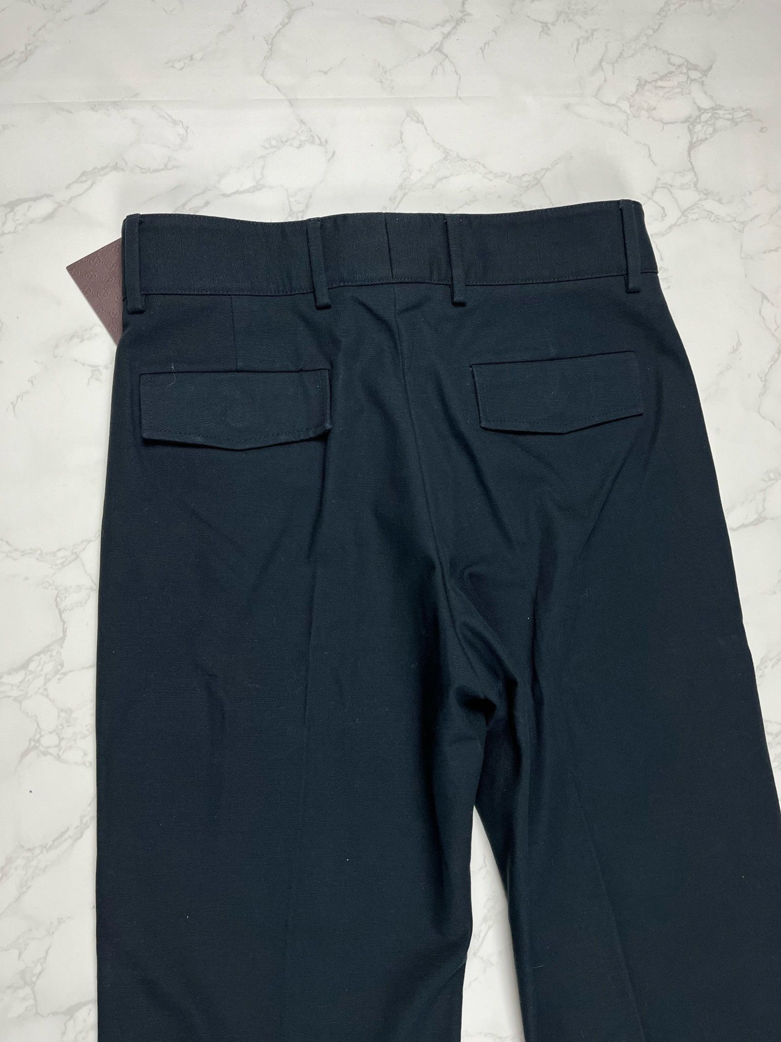 Gucci 🔥70% OFF🔥 Gucci Cotton Canvas Loose Black Pants Size US 28 / EU 44 - 15 Thumbnail