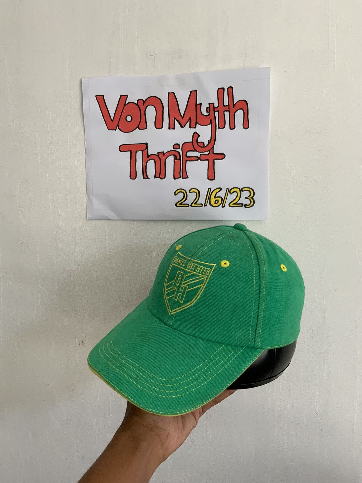 Japanese Brand Daniel Hechter Spellout Hat Cap Size ONE SIZE - 2 Thumbnail