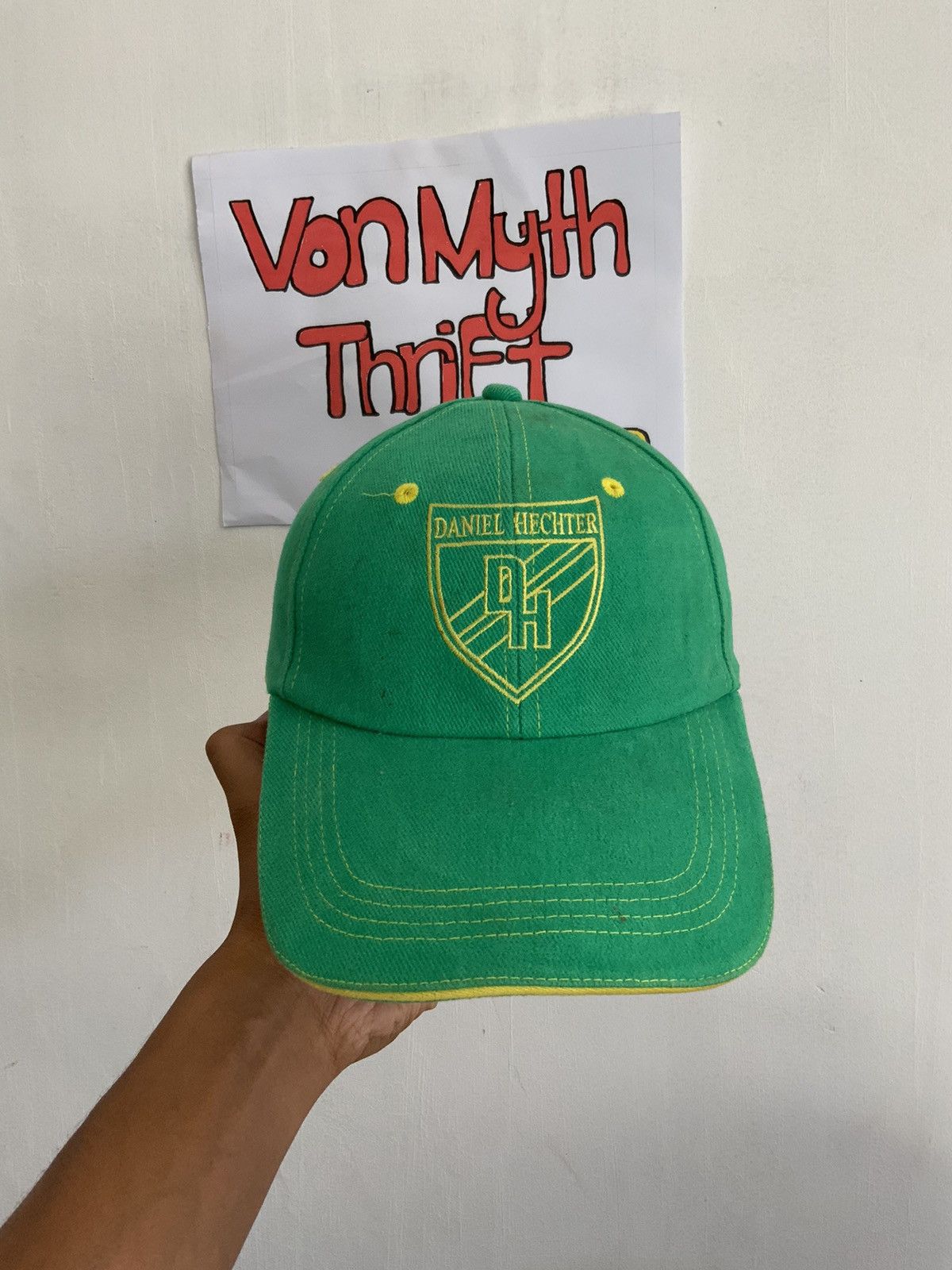 Japanese Brand Daniel Hechter Spellout Hat Cap Size ONE SIZE - 1 Thumbnail