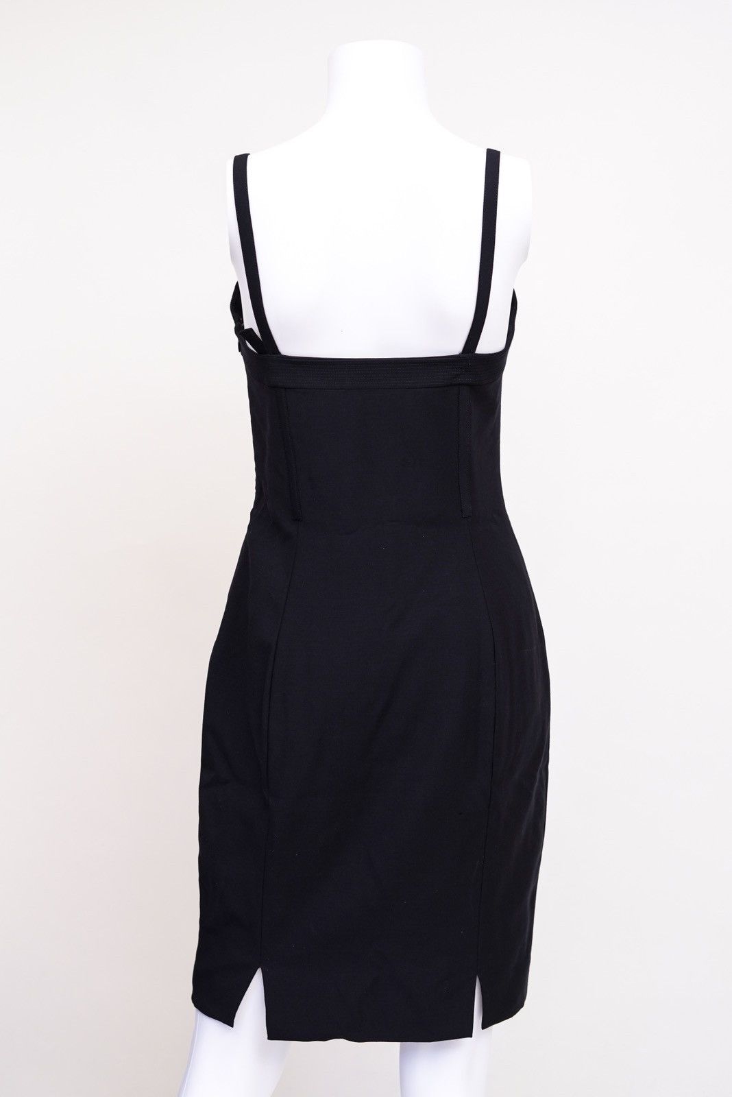 black dress with neck scarf Muse Bandeau Draped Maxi Dress With Neck Scarf main image 1