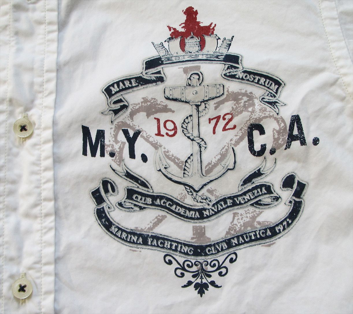 Designer × Vintage Marina Yachting Long Sleeve Shirt Size US S / EU 44-46 / 1 - 2 Thumbnail