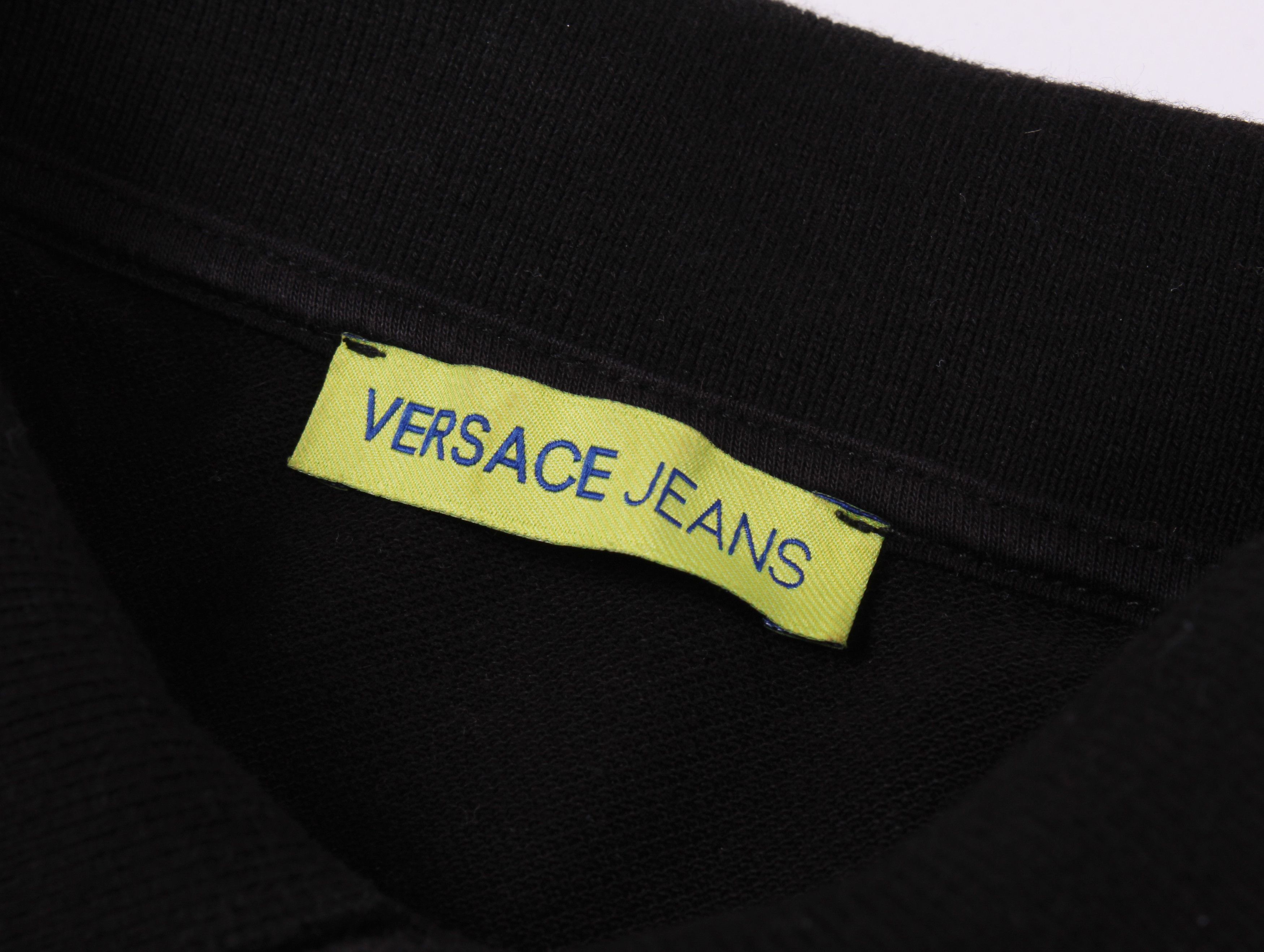 Versace Versace Pocket Logo Black Polo T-shirt Size US S / EU 44-46 / 1 - 4 Thumbnail