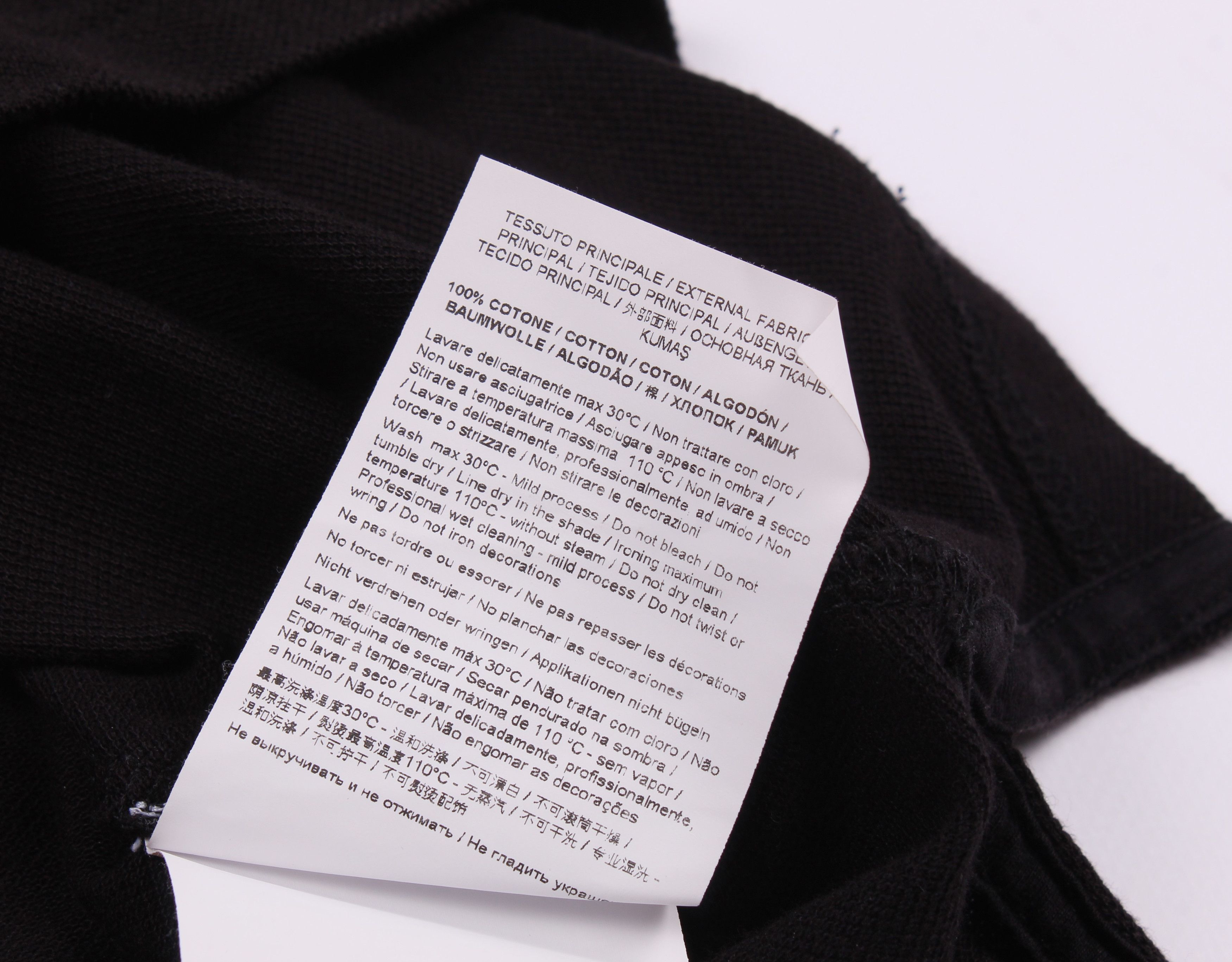 Versace Versace Pocket Logo Black Polo T-shirt Size US S / EU 44-46 / 1 - 7 Thumbnail