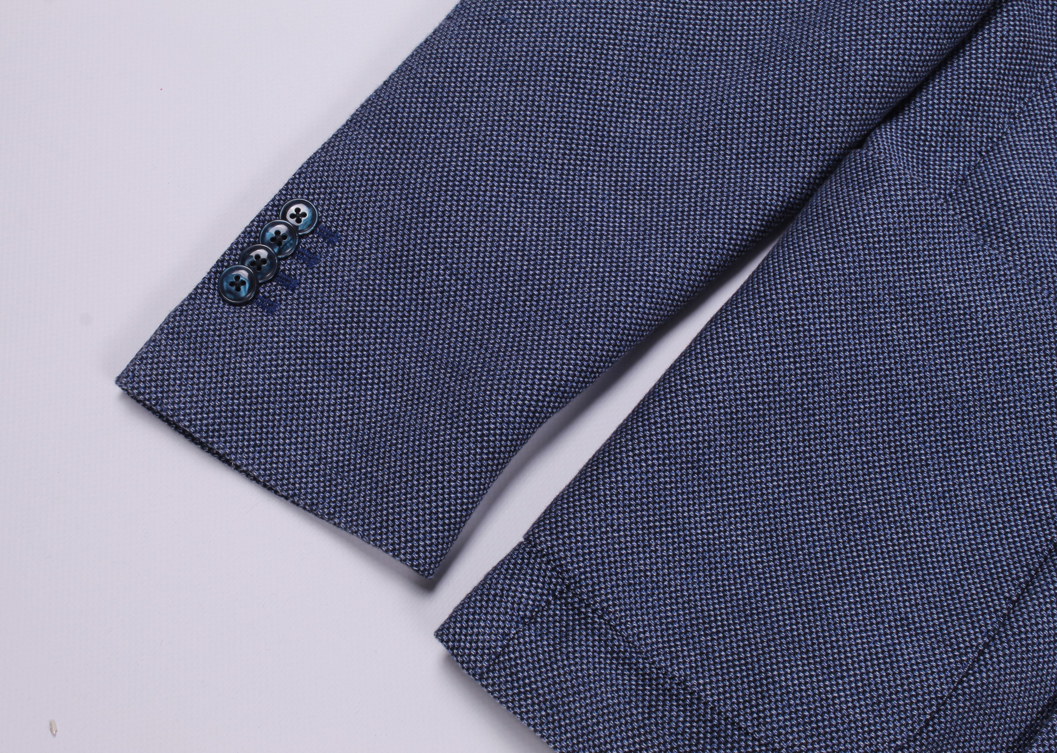 L.B.M. 1911 L.B.M. 1911 Double Brested Slim Fit Blazer Size 50R - 5 Thumbnail