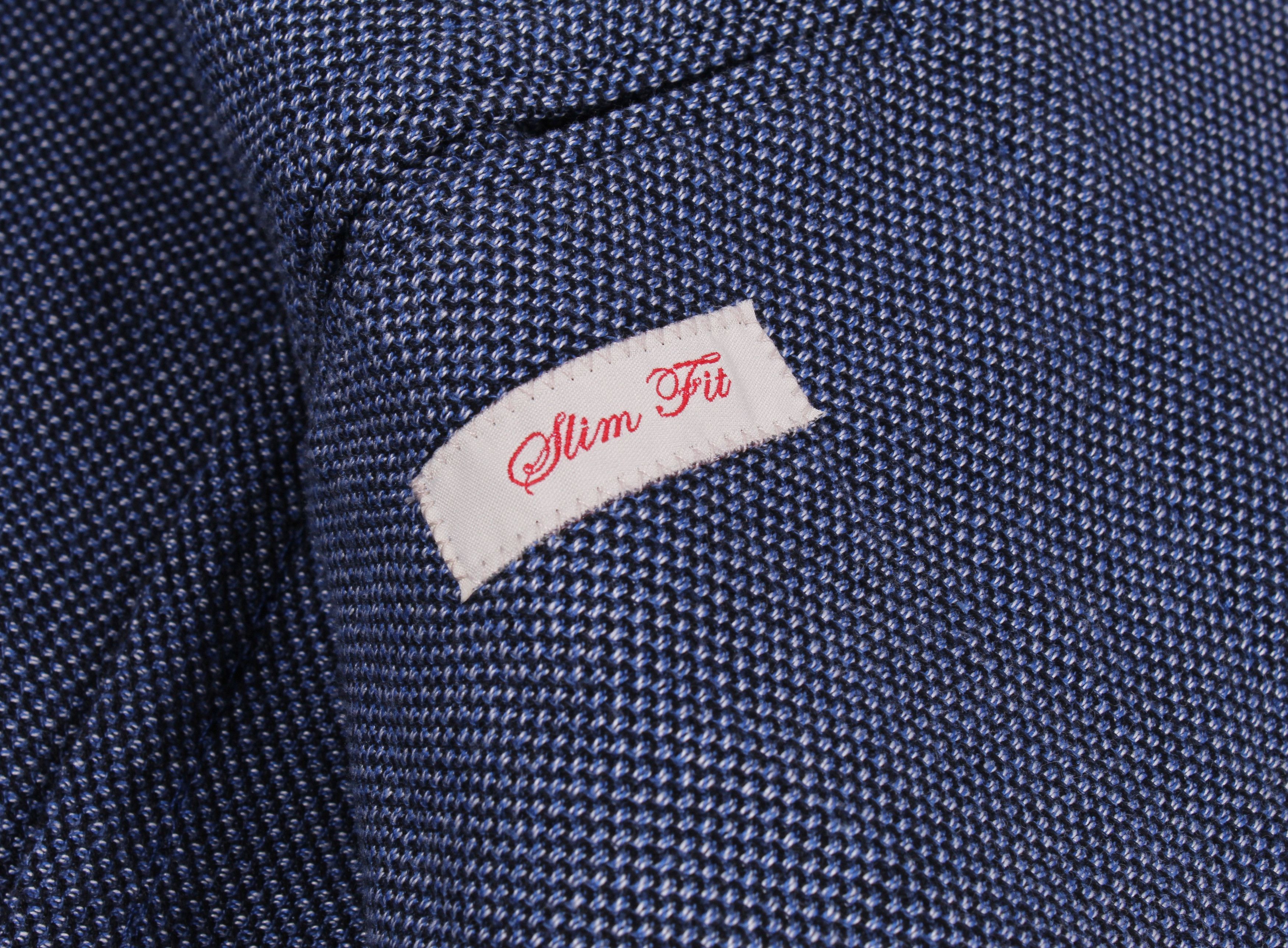 L.B.M. 1911 L.B.M. 1911 Double Brested Slim Fit Blazer Size 50R - 8 Thumbnail