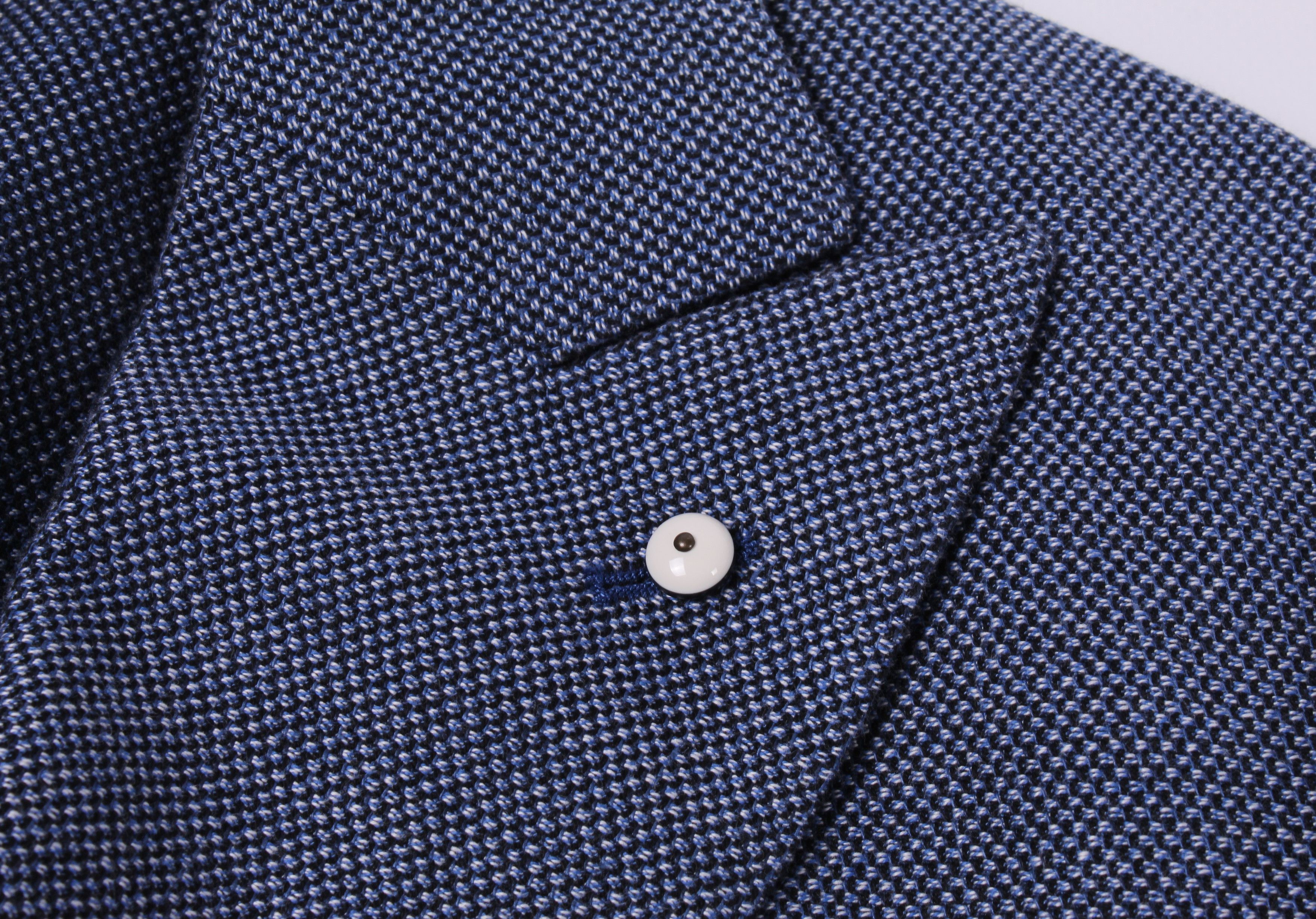 L.B.M. 1911 L.B.M. 1911 Double Brested Slim Fit Blazer Size 50R - 6 Thumbnail