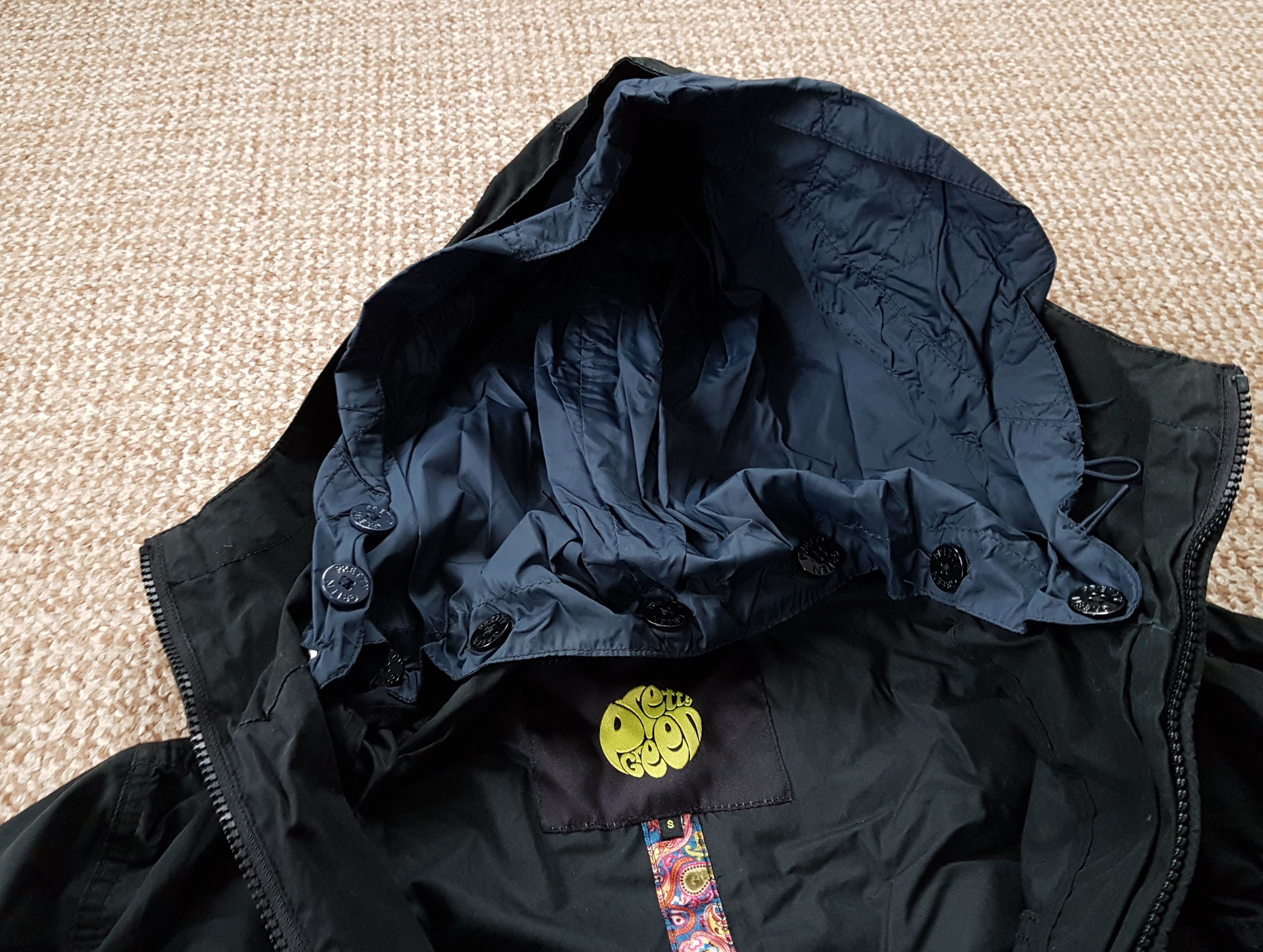 Pretty Green × Vintage Pretty Green Double Hooded Cotton Jacket Size US S / EU 44-46 / 1 - 6 Thumbnail