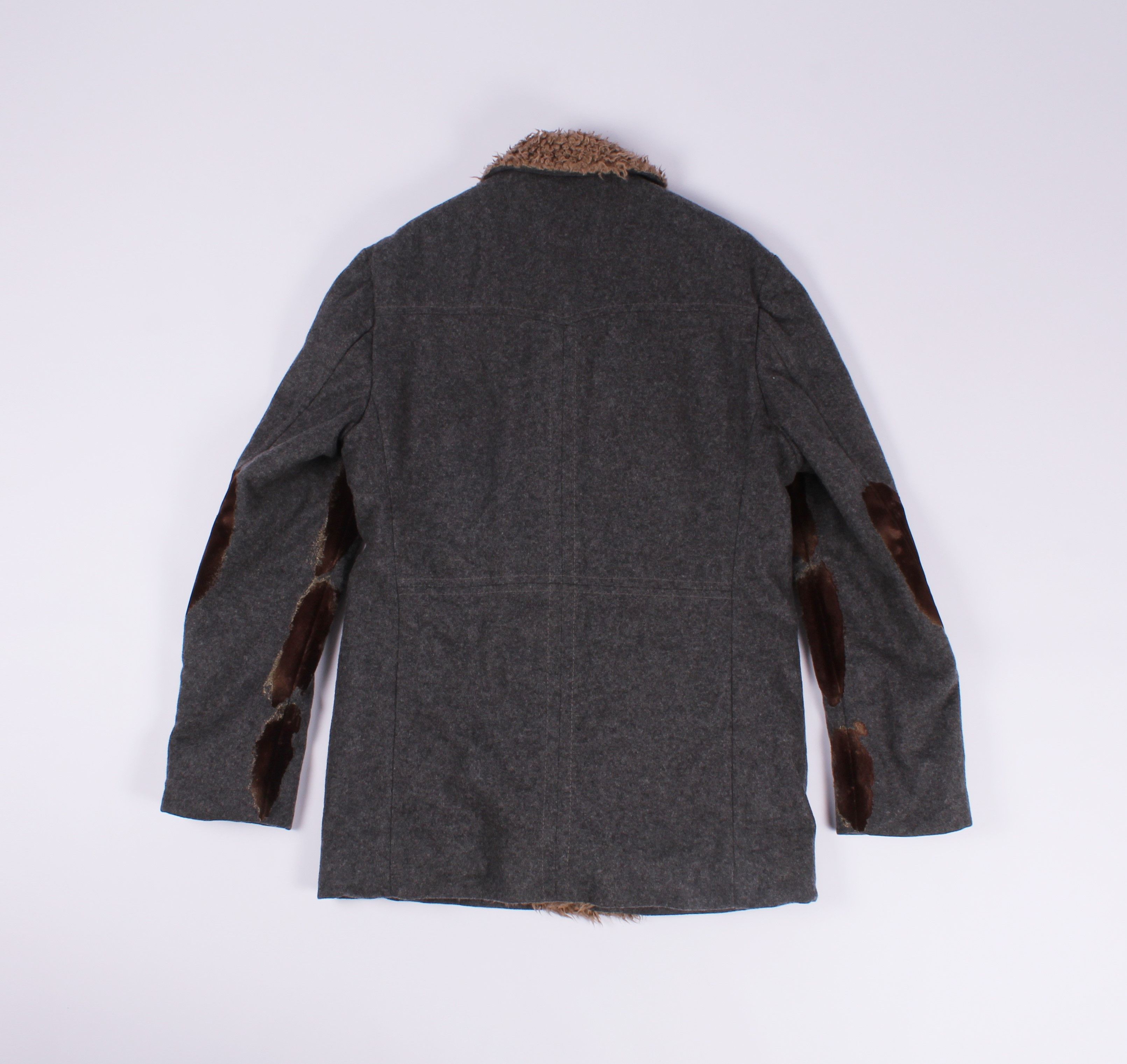 Just Cavalli Just Cavalli Vintage Decorated Wool Coat Jacket Size US M / EU 48-50 / 2 - 12 Thumbnail