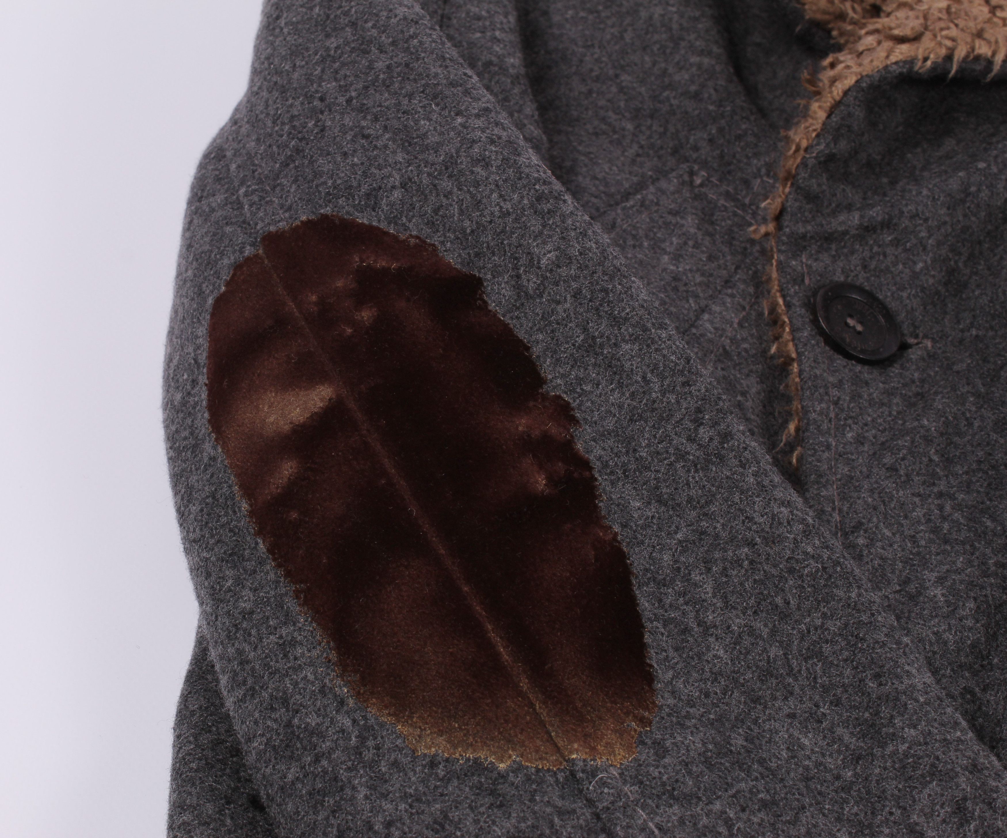 Just Cavalli Just Cavalli Vintage Decorated Wool Coat Jacket Size US M / EU 48-50 / 2 - 6 Thumbnail