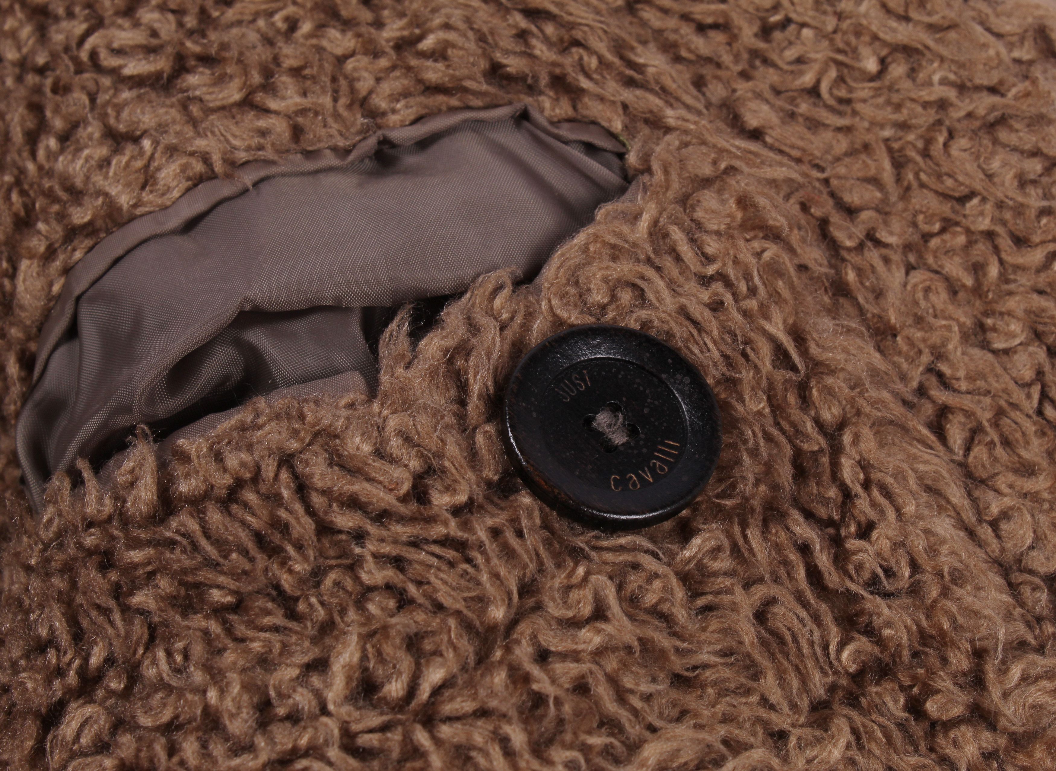 Just Cavalli Just Cavalli Vintage Decorated Wool Coat Jacket Size US M / EU 48-50 / 2 - 8 Thumbnail