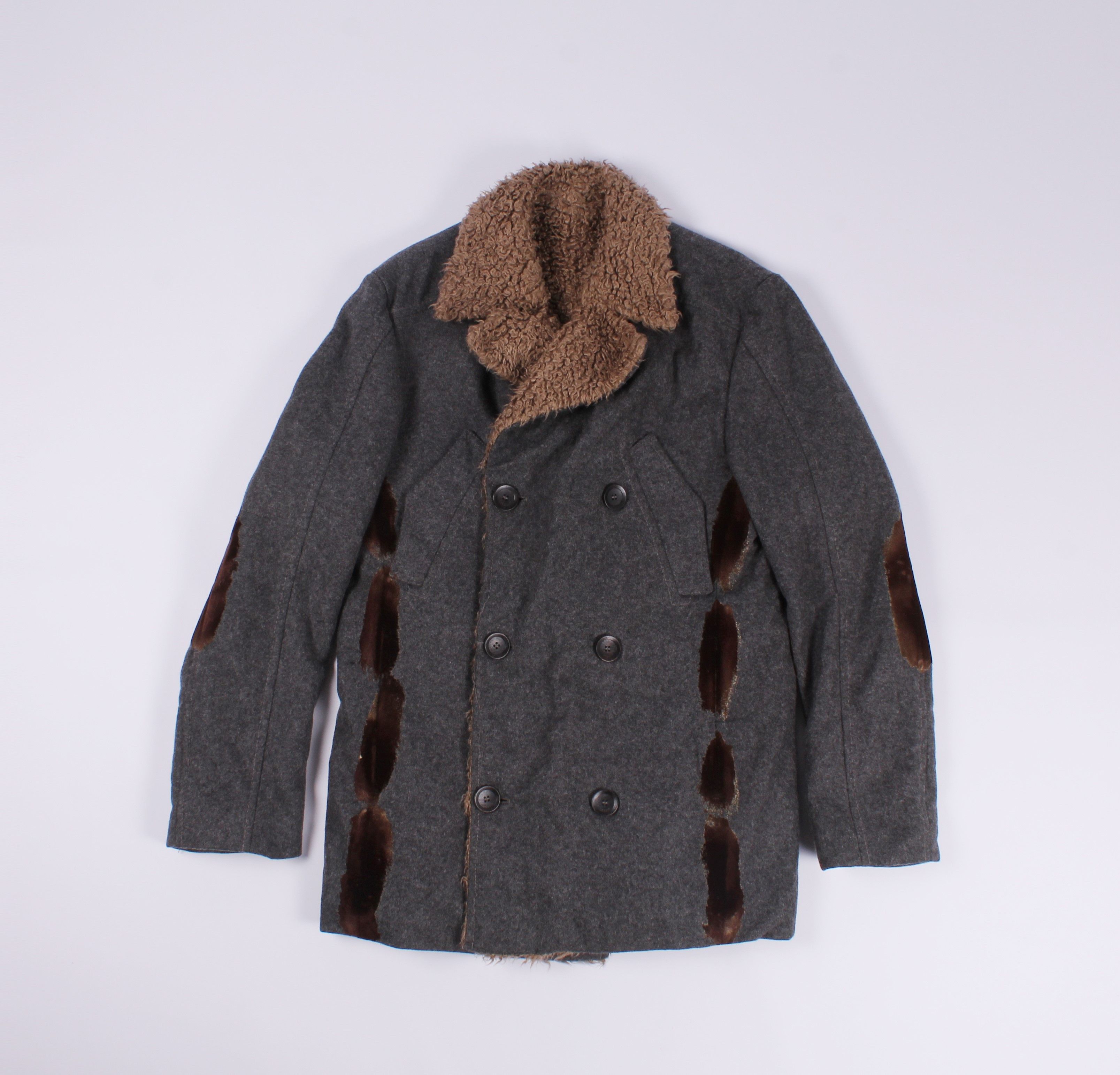 Just Cavalli Just Cavalli Vintage Decorated Wool Coat Jacket Size US M / EU 48-50 / 2 - 1 Thumbnail