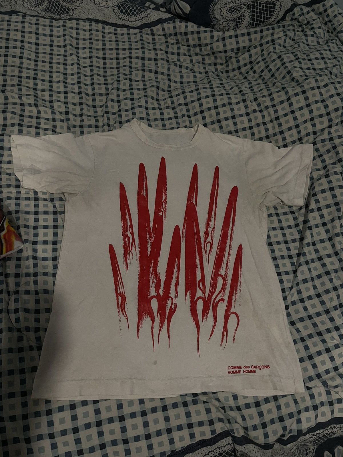 Comme des Garcons × Comme des Garcons Homme × Comme des Garcons Homme Plus COMME DES GARSONS AW01 Flame tee Size US S / EU 44-46 / 1 - 1 Thumbnail