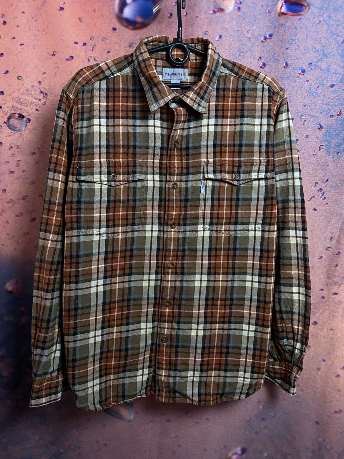 Carhartt Vintage Carhartt streetwear overshirt Size US L / EU 52-54 / 3 - 1 Thumbnail