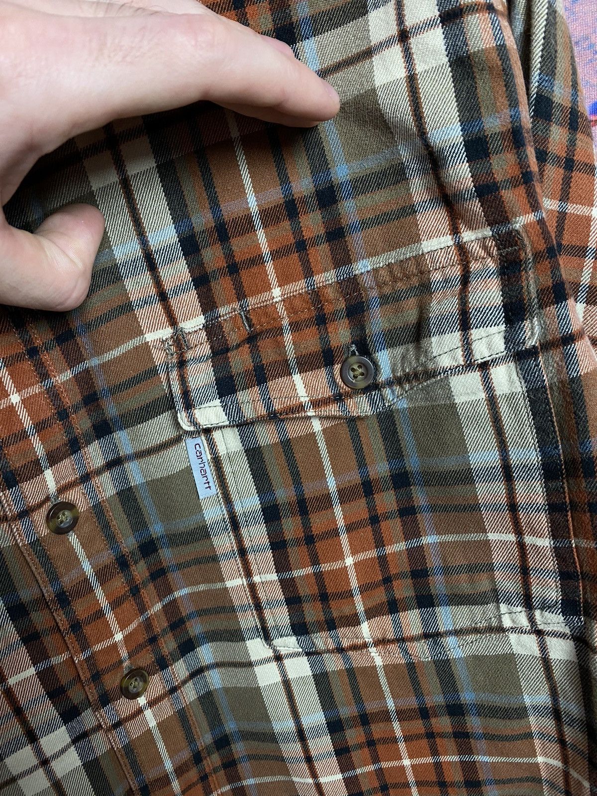 Carhartt Vintage Carhartt streetwear overshirt Size US L / EU 52-54 / 3 - 4 Thumbnail