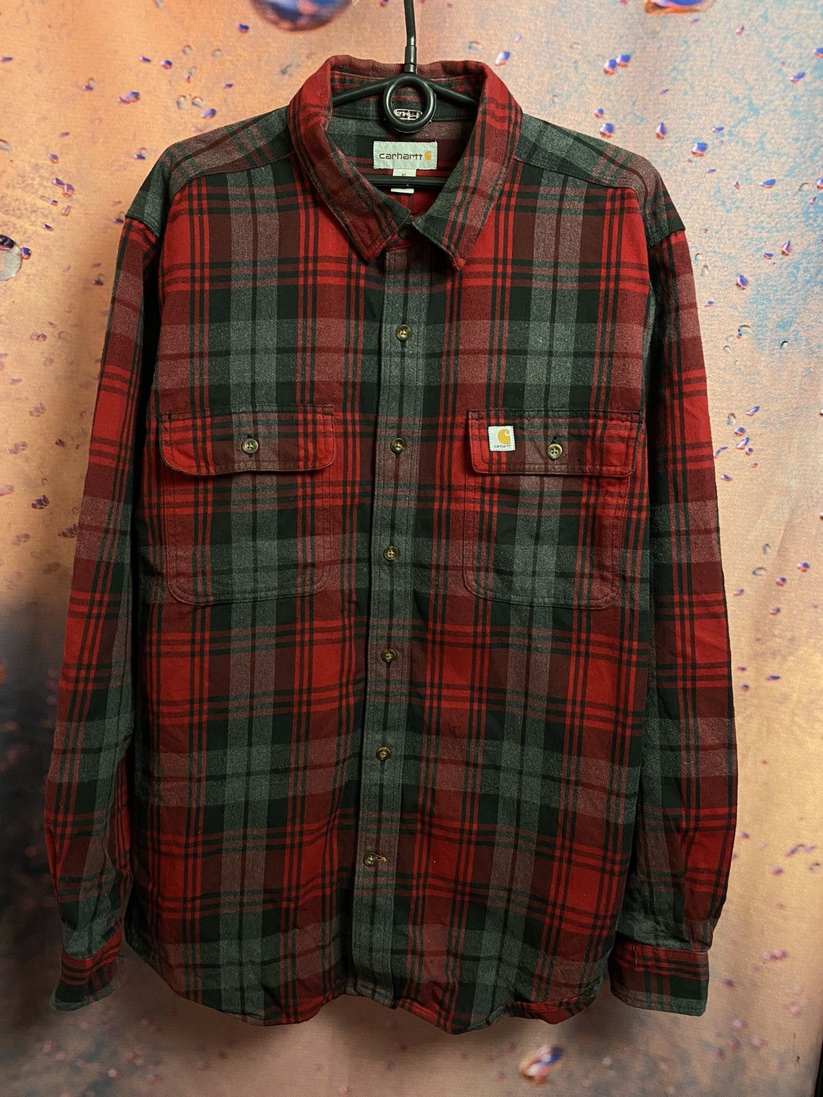 Carhartt × Vintage Vintage Carhartt streetwear overshirt Size US XL / EU 56 / 4 - 1 Thumbnail