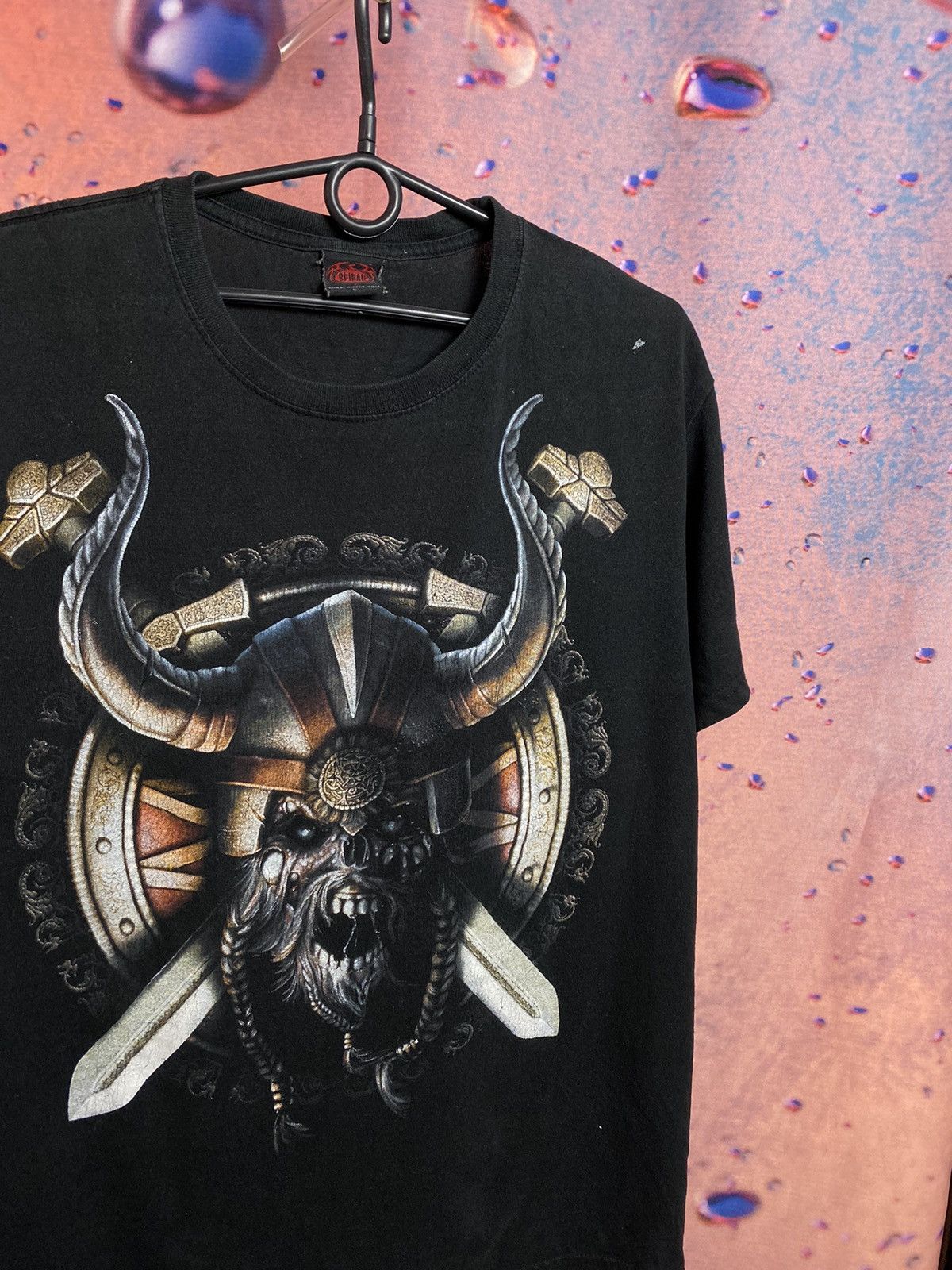 Band Tees × Vintage Vintage Skeleton skull logo band rock tee Size US M / EU 48-50 / 2 - 1 Thumbnail