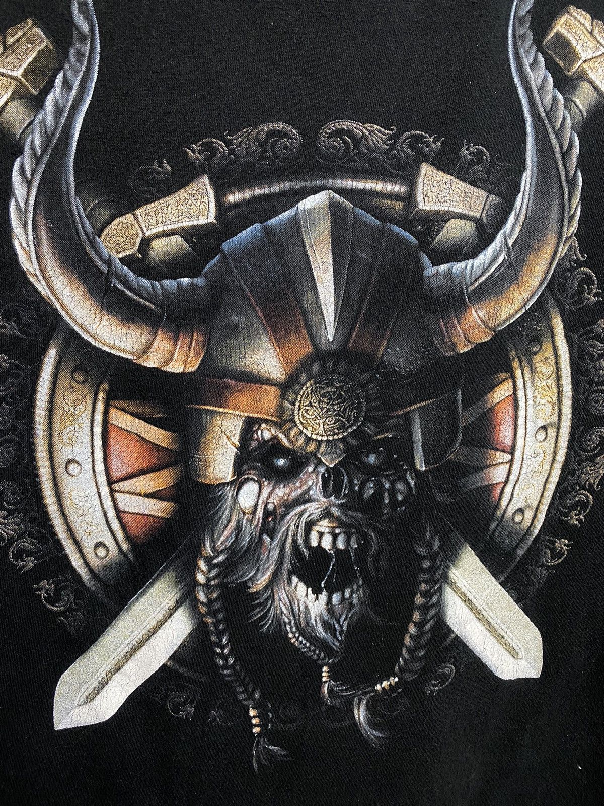 Band Tees × Vintage Vintage Skeleton skull logo band rock tee Size US M / EU 48-50 / 2 - 3 Thumbnail