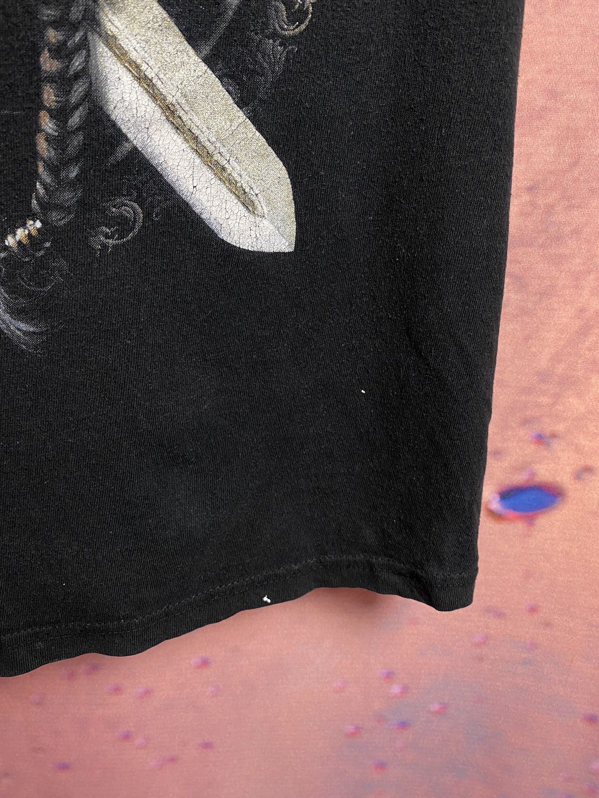 Band Tees × Vintage Vintage Skeleton skull logo band rock tee Size US M / EU 48-50 / 2 - 5 Thumbnail