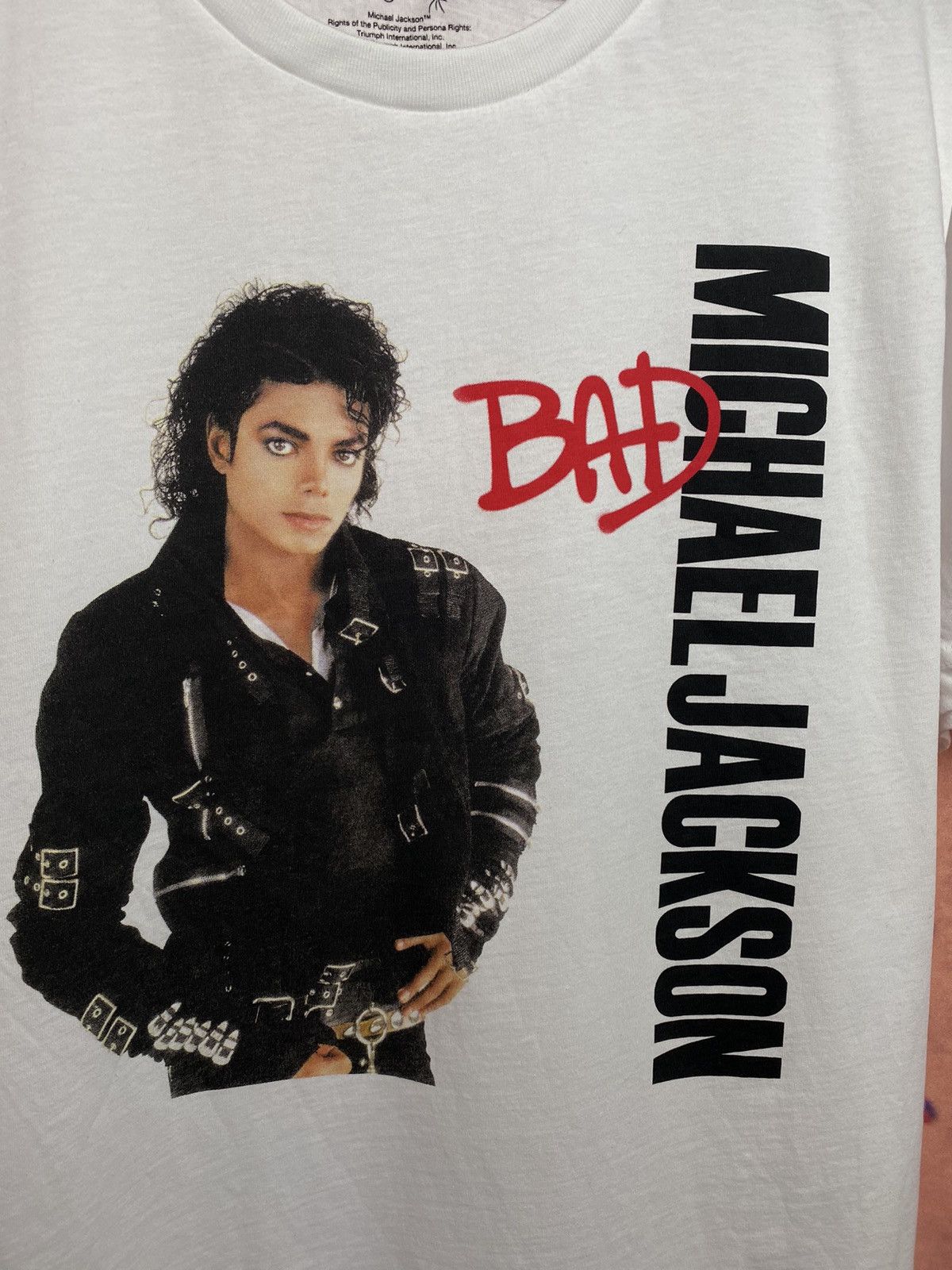 Band Tees × Michael Jackson × Vintage Michael Jackson band streetwear vintage tee Size US L / EU 52-54 / 3 - 3 Thumbnail
