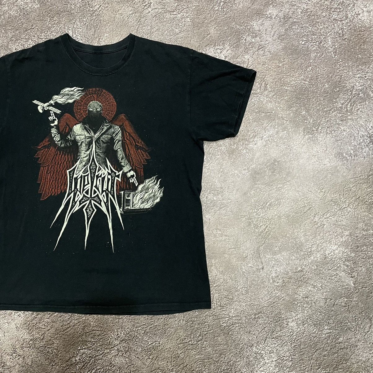 Vintage Vintage Y2K Graphic Tee Dark Evil Skulls Grunge Punk Slim L Size US L / EU 52-54 / 3 - 2 Thumbnail
