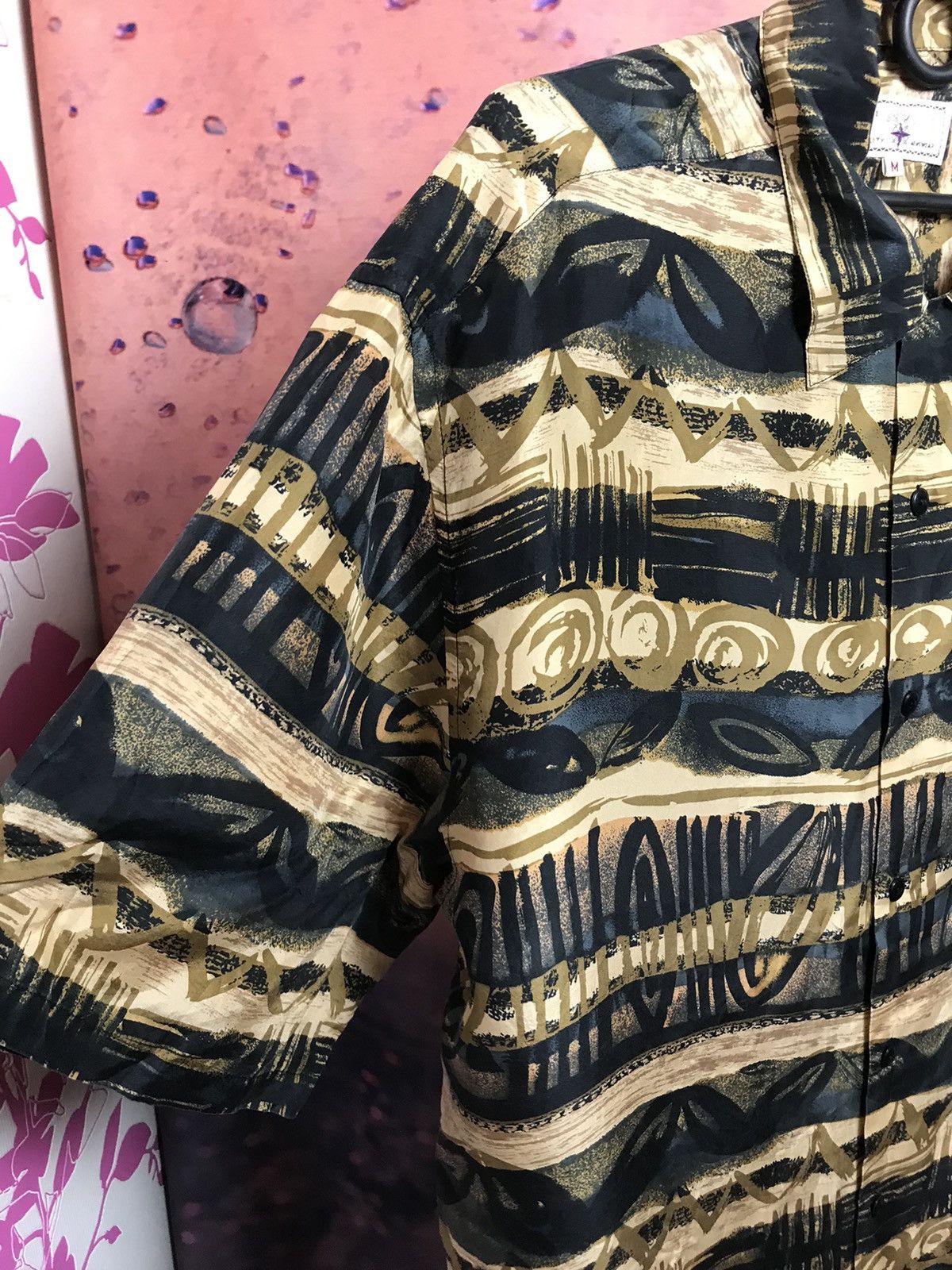 Vintage Vintage Crazy streetwear silk shirt Size US M / EU 48-50 / 2 - 3 Thumbnail