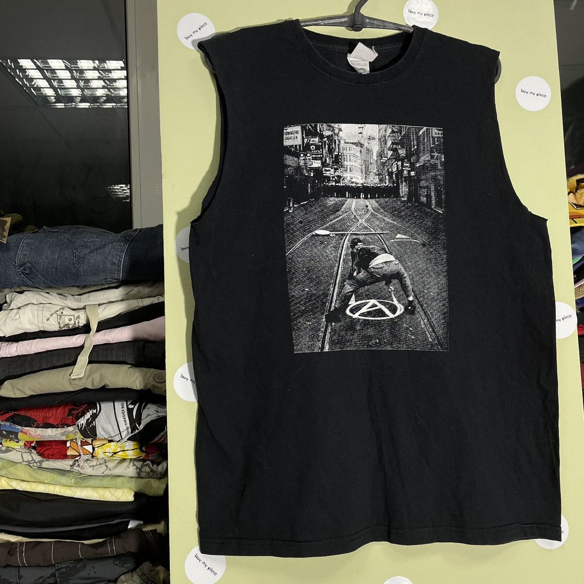 Vintage Vintage Y2K Graphic Tee Dark Horror Streetwear Grunge Black Size US M / EU 48-50 / 2 - 4 Thumbnail
