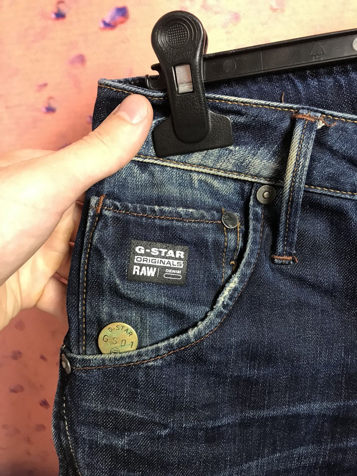 G-Star × Vintage G Star Raw streetwear jeans 👖 Size US 31 - 2 Thumbnail