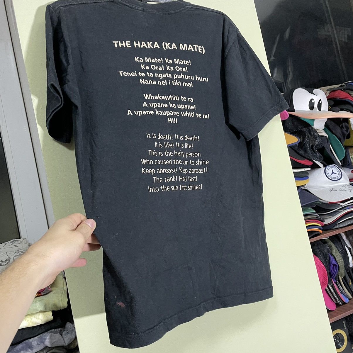 Vintage Vintage Y2K Graphic Tee Skull Face Horror Streetwear Black L Size US L / EU 52-54 / 3 - 6 Thumbnail
