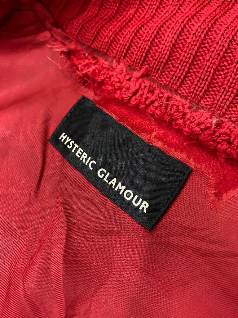 Hysteric Glamour 🔥Hysteric Glamour Embroidery Wool Leather Varsity Jacket Size US M / EU 48-50 / 2 - 12 Thumbnail